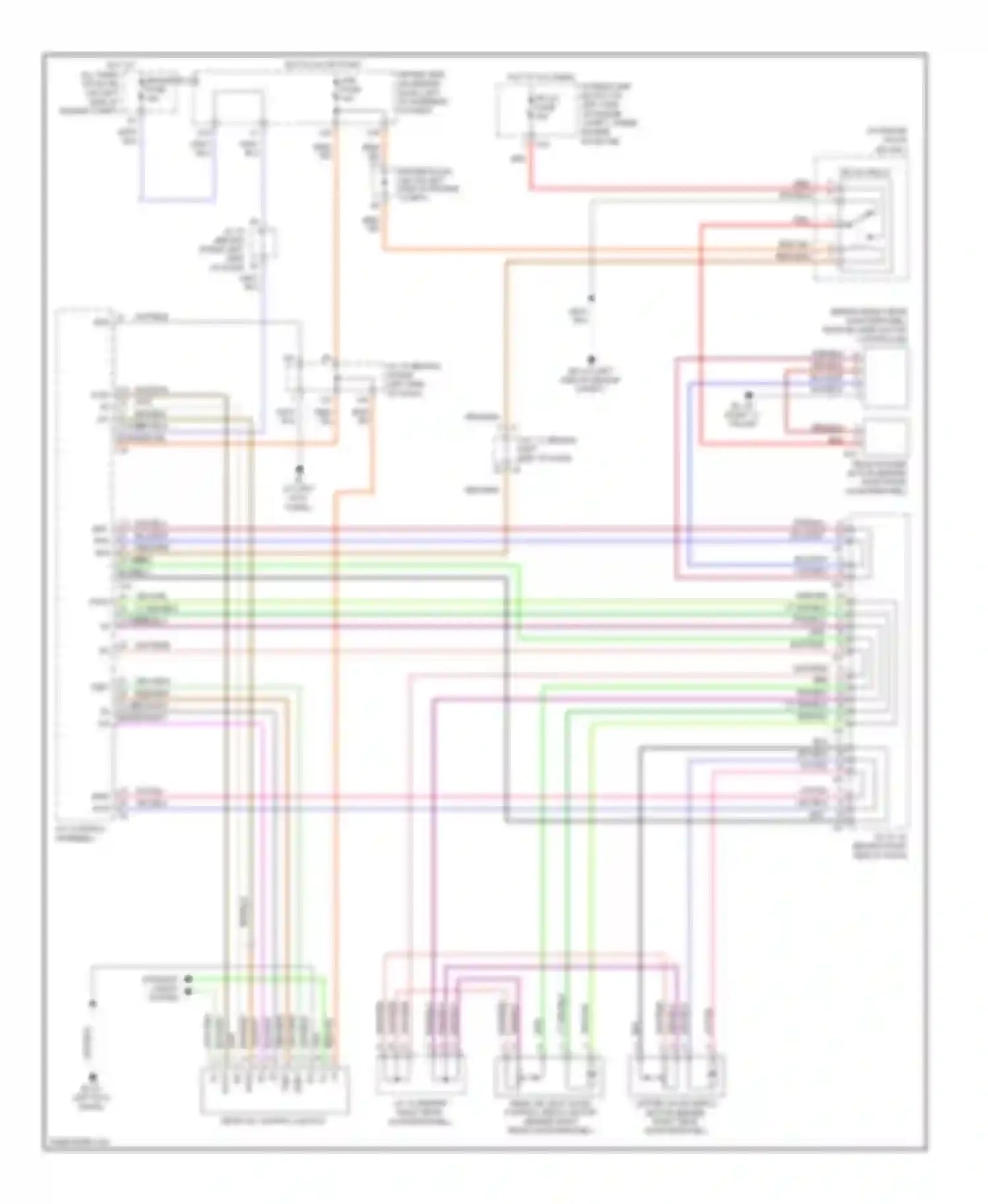Sienna Toyota II facelift (2005-2010): Manual a/c circuit, rear