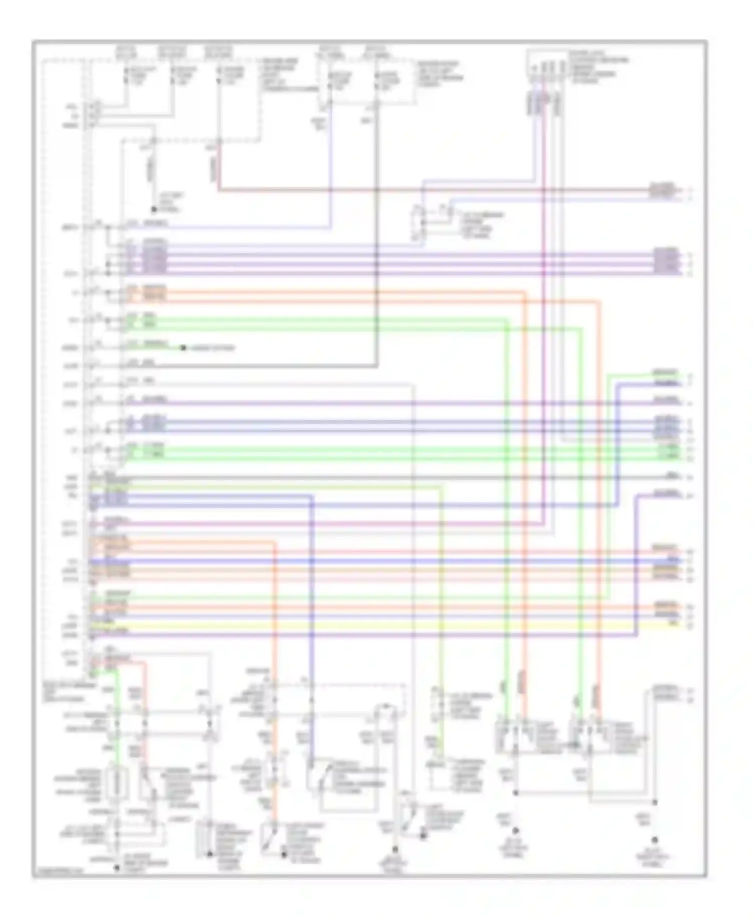 Sienna Toyota II facelift (2005-2010): Forced entry circuit (1 of 2)