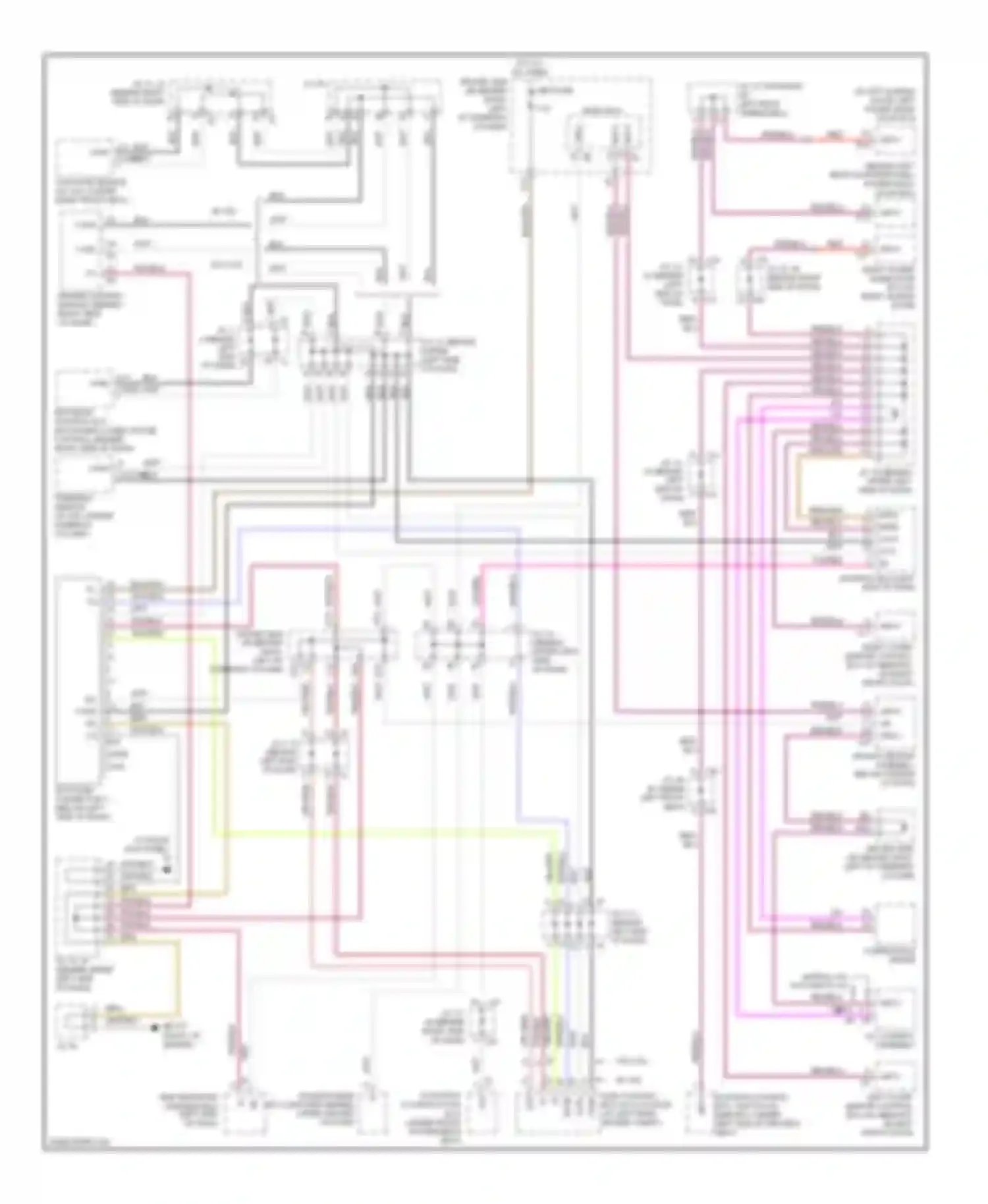 Sienna Toyota II facelift (2005-2010): Computer data lines circuit