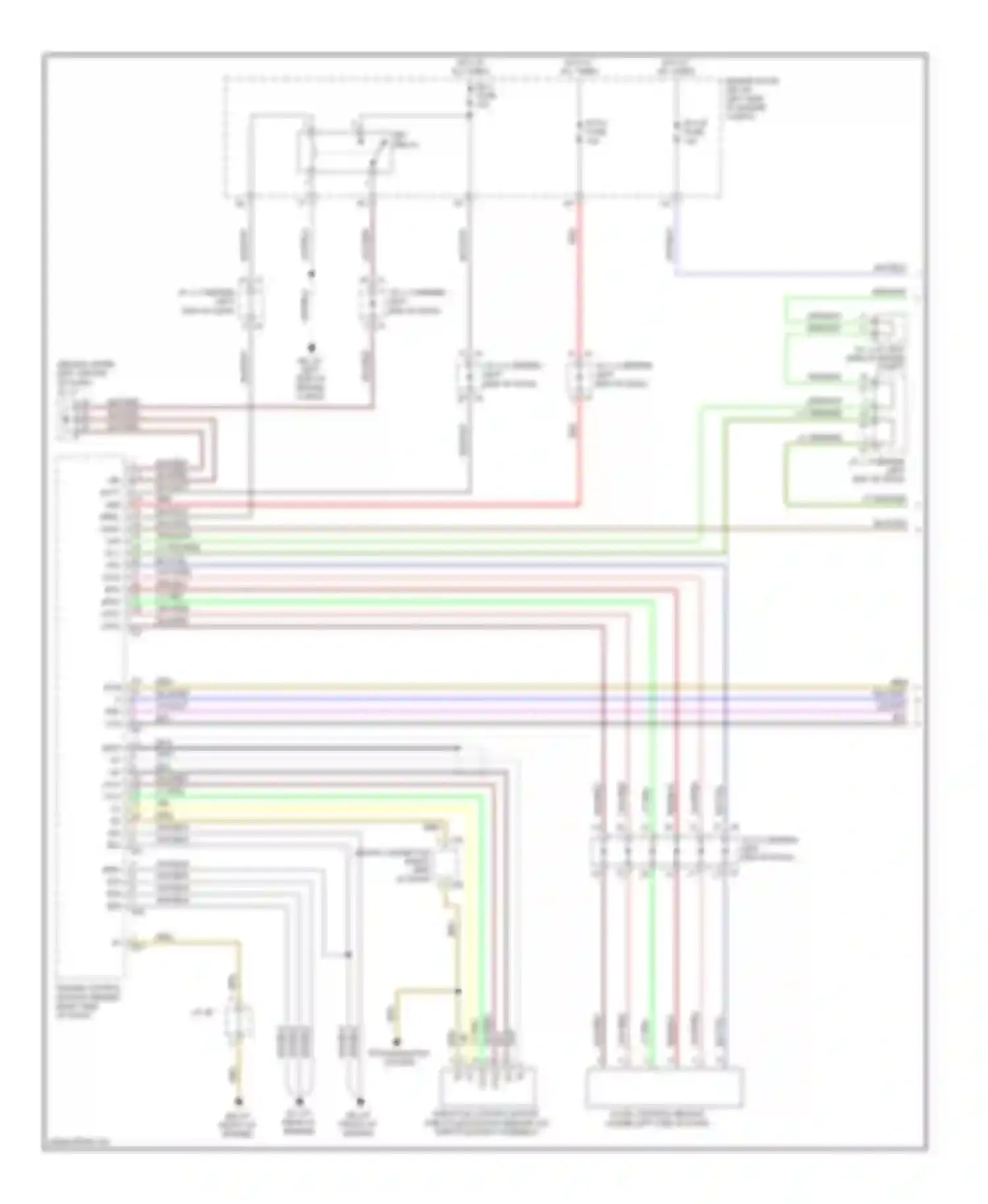 Sienna Toyota II facelift (2005-2010): Cruise control circuit (1 of 2)