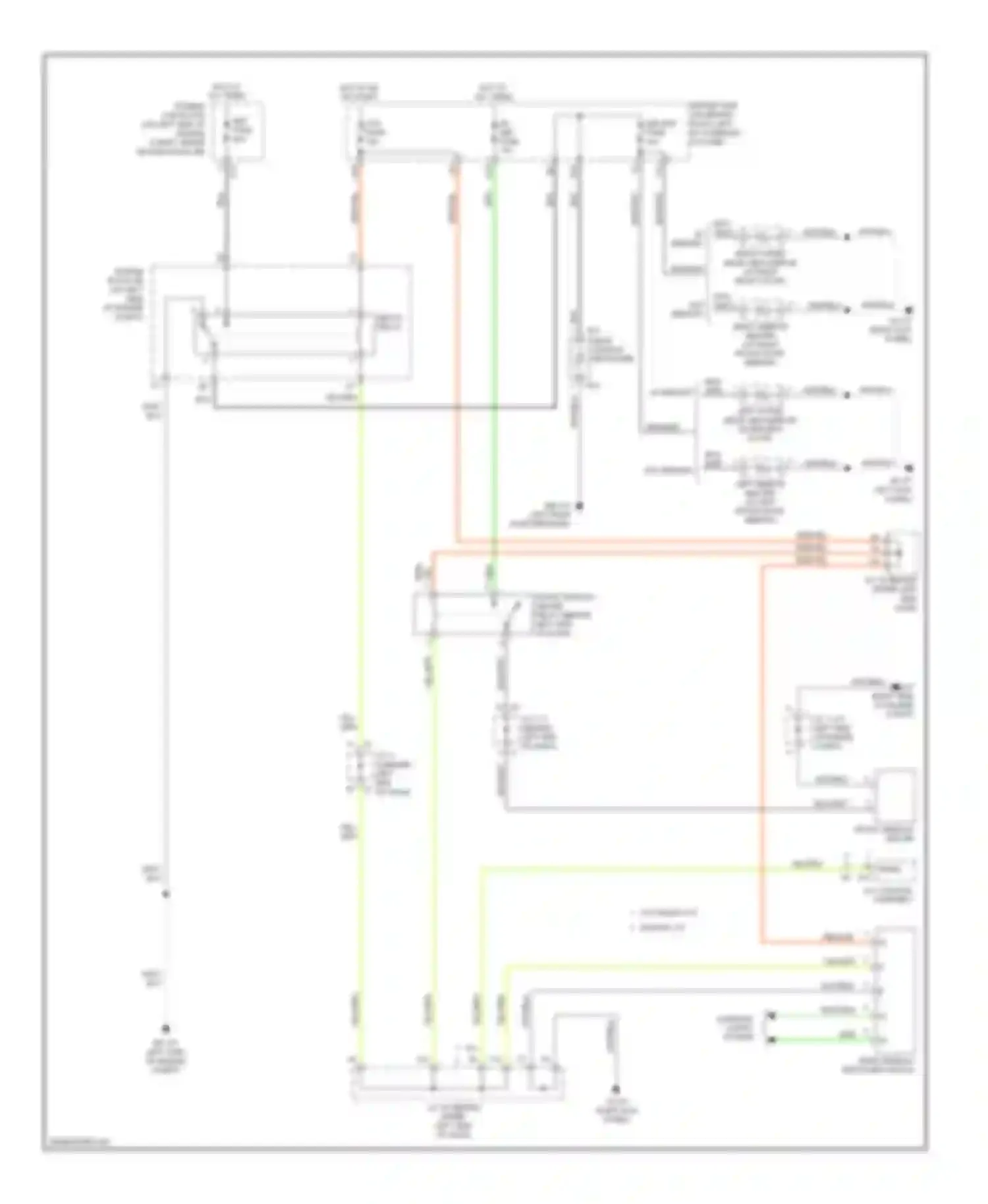 Sienna Toyota II facelift (2005-2010): Defoggers circuit
