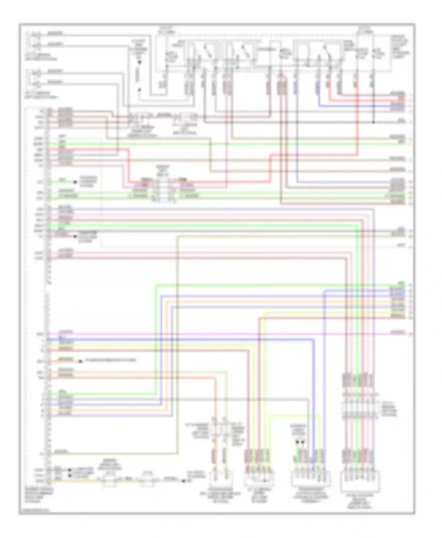Sienna Toyota II facelift (2005-2010): Wiring diagram engine performance 3.5l (1 of 6)
