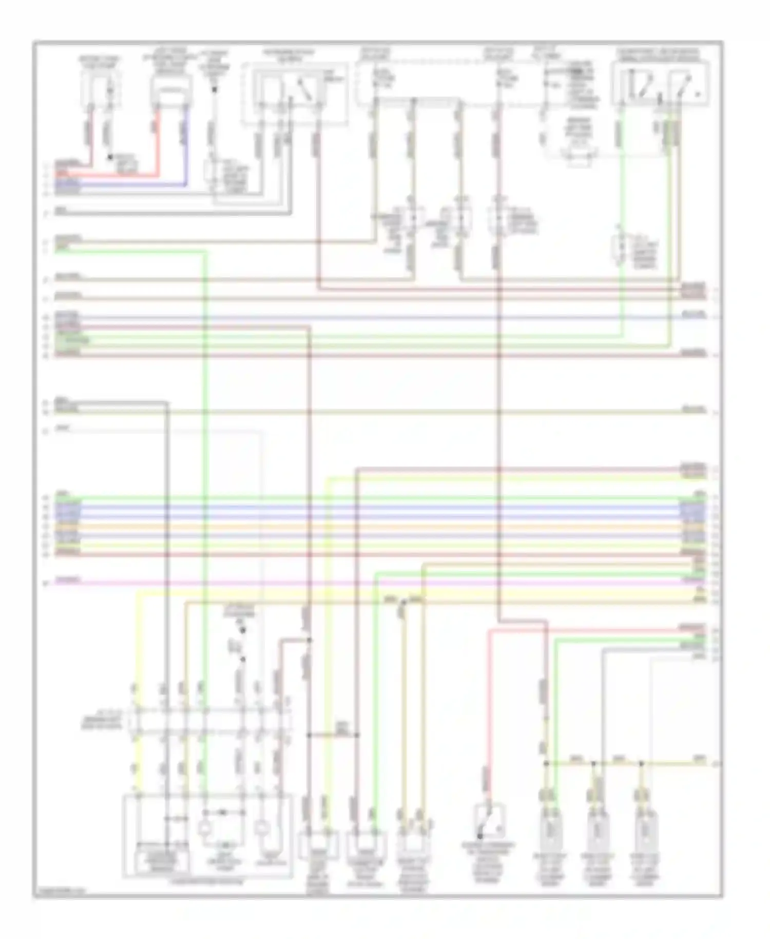 Sienna Toyota II facelift (2005-2010): Wiring diagram engine performance 3.5l (2 of 6)