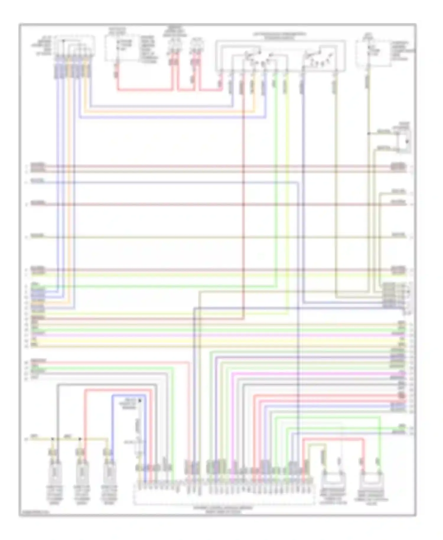 Sienna Toyota II facelift (2005-2010): Wiring diagram engine performance 3.5l (3 of 6)