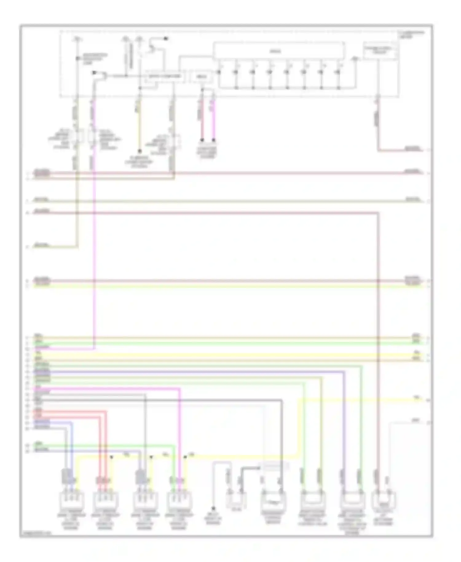 Sienna Toyota II facelift (2005-2010): Wiring diagram engine performance 3.5l (4 of 6)