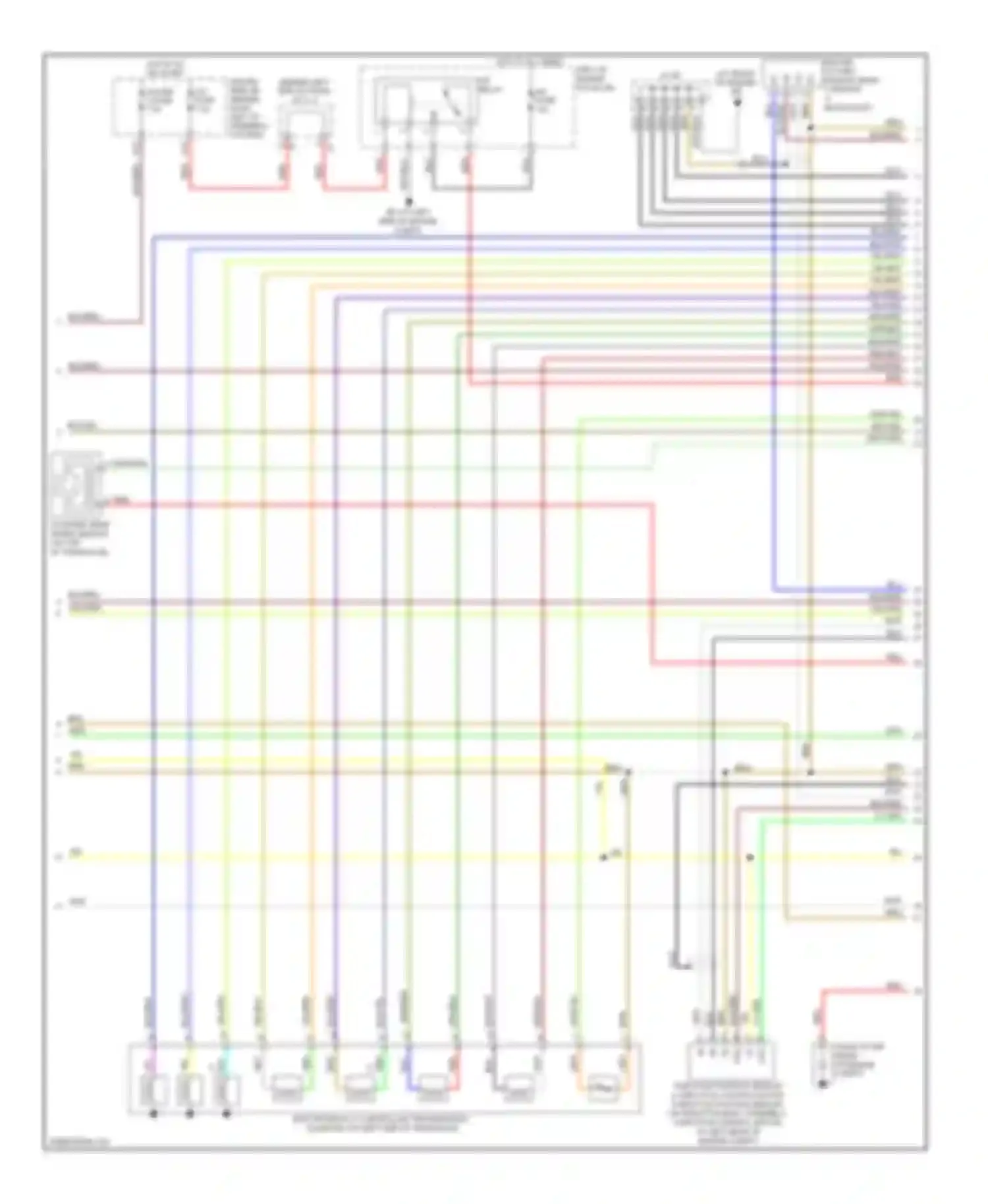 Sienna Toyota II facelift (2005-2010): Wiring diagram engine performance 3.5l (5 of 6)