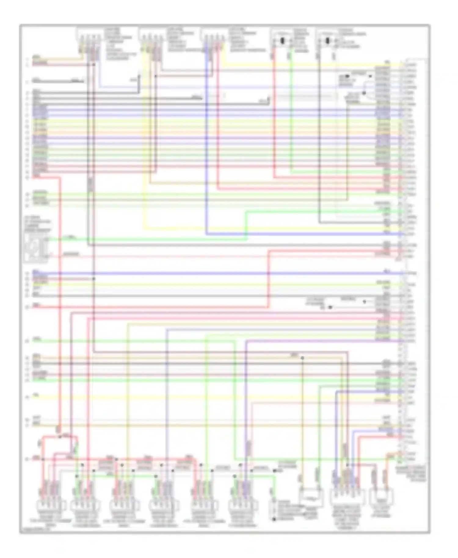 Sienna Toyota II facelift (2005-2010): Wiring diagram engine performance 3.5l (6 of 6)