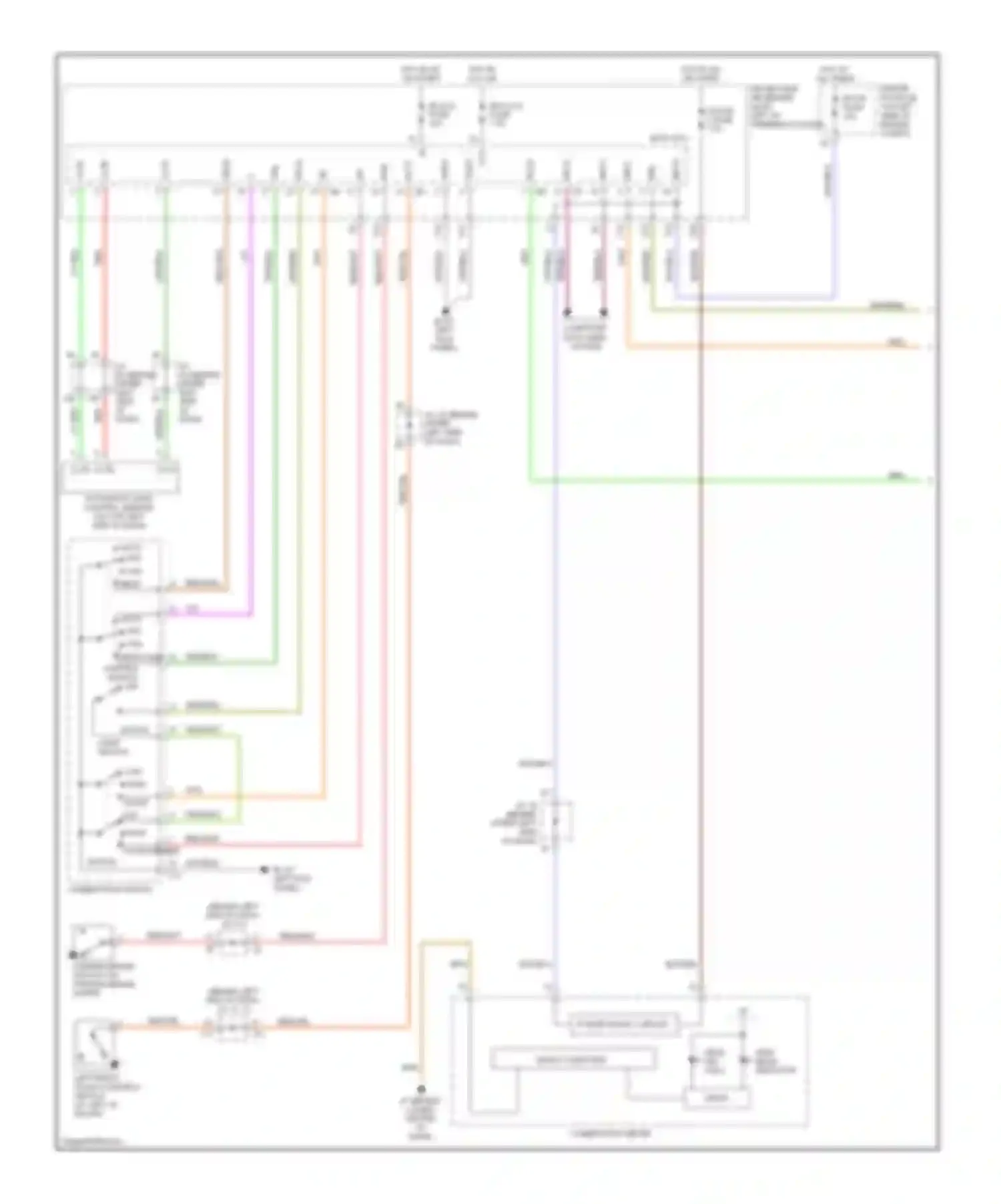 Sienna Toyota II facelift (2005-2010): Headlights circuit, with drl (1 of 2)