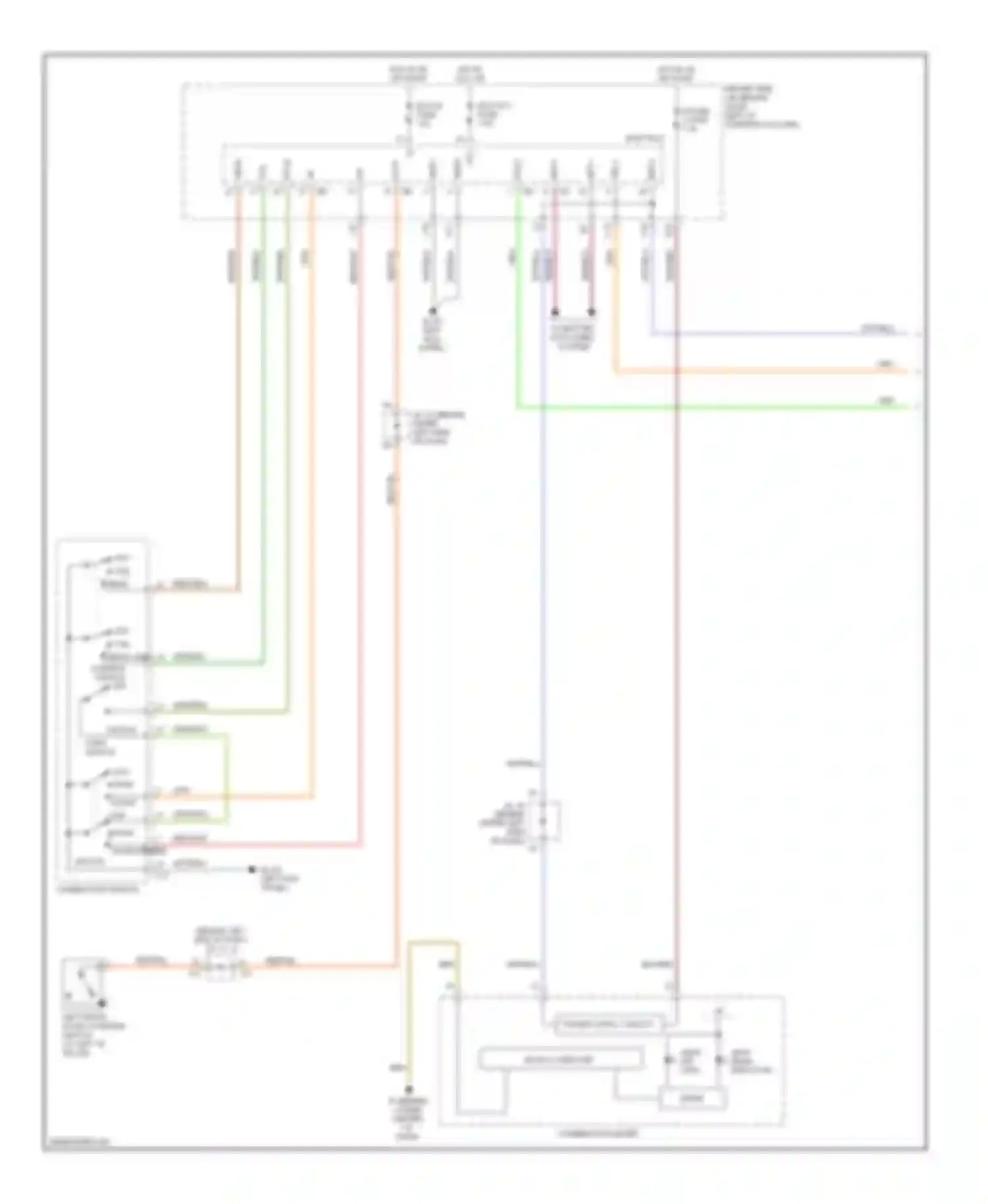 Sienna Toyota II facelift (2005-2010): Headlights circuit, without drl (1 of 2)