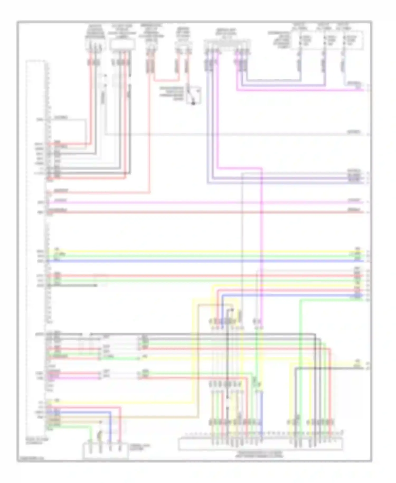 Sienna Toyota II facelift (2005-2010): 10-speaker system circuit, with navigation (1 of 3)
