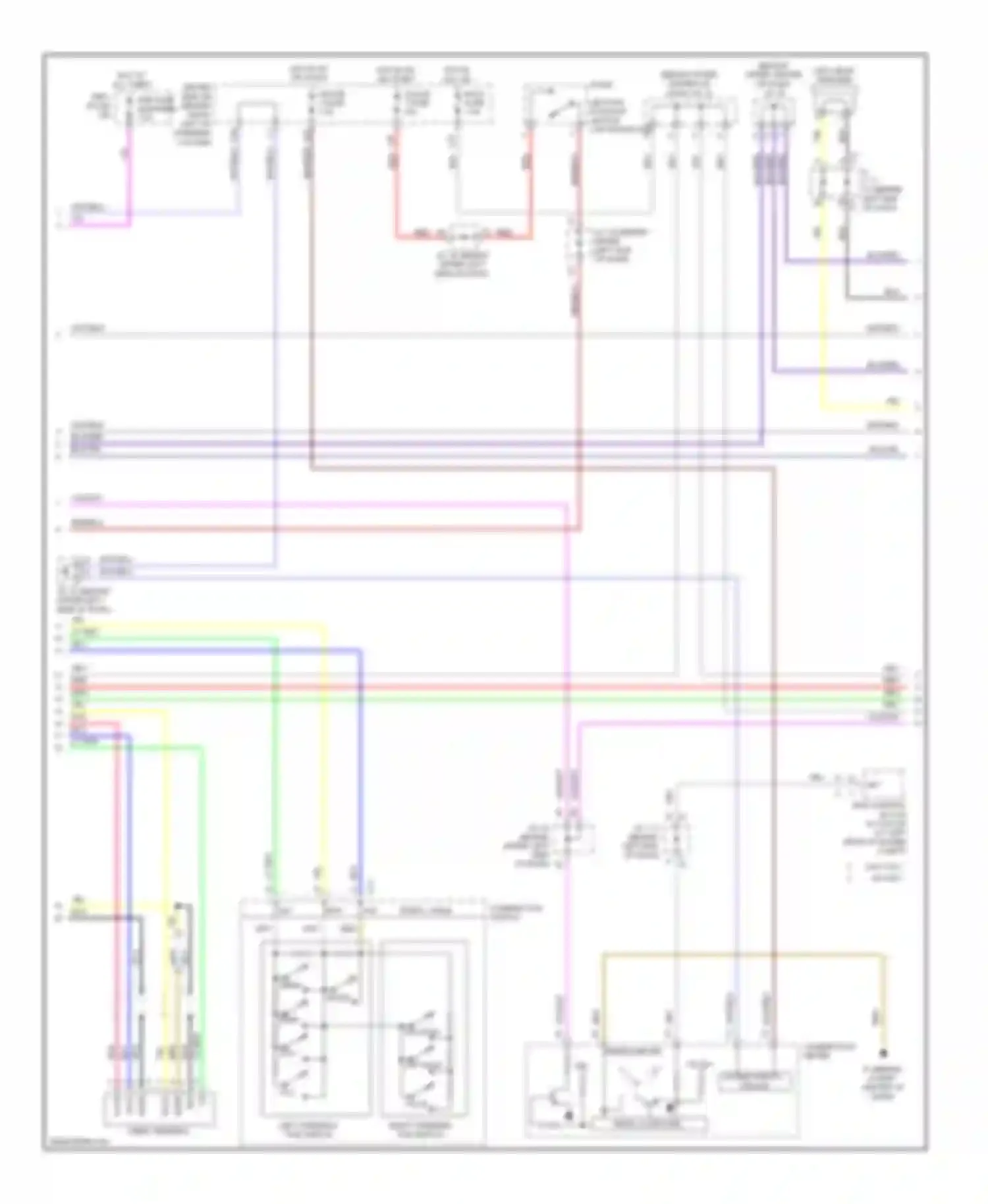 Sienna Toyota II facelift (2005-2010): 10-speaker system circuit, with navigation (2 of 3)