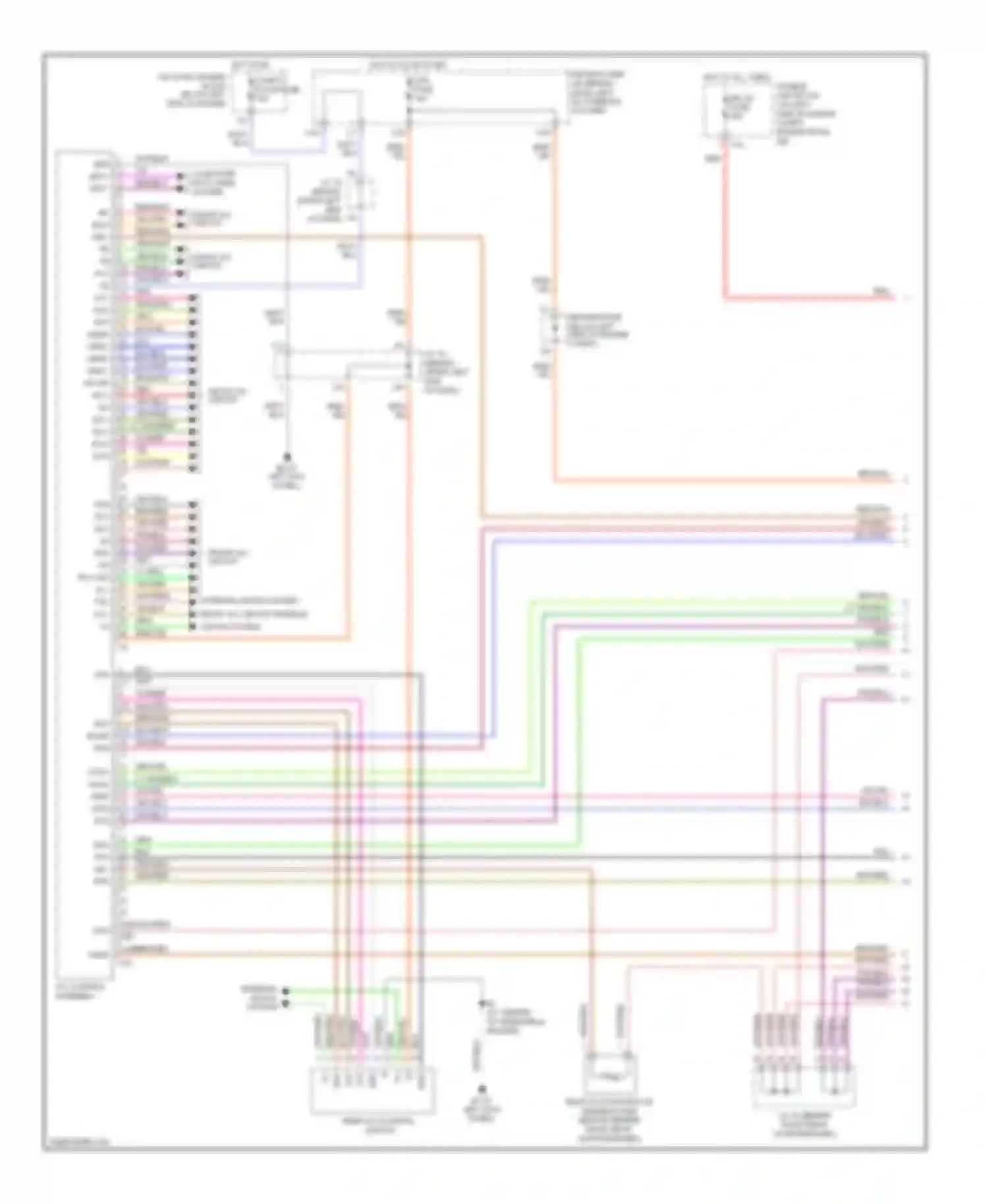 Sienna Toyota II (2003-2005): Automatic a/c circuit, rear (1 of 2)
