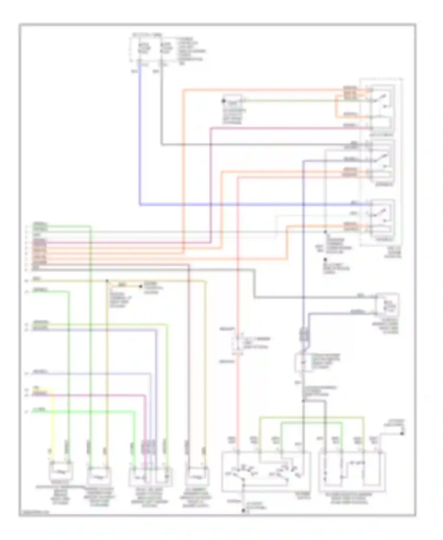 Sienna Toyota II (2003-2005): Manual a/c circuit, front (2 of 2)