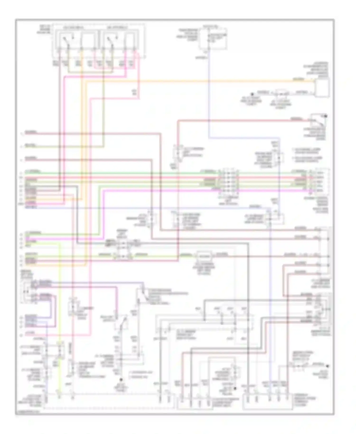 Sienna Toyota II (2003-2005): Anti-lock brakes circuit, with vsc (2 of 2)