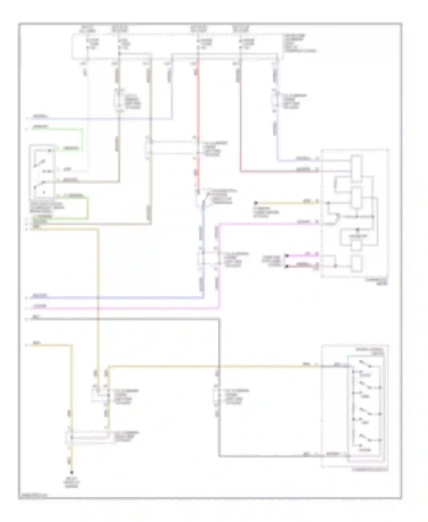 Sienna Toyota II (2003-2005): Cruise control circuit (2 of 2)