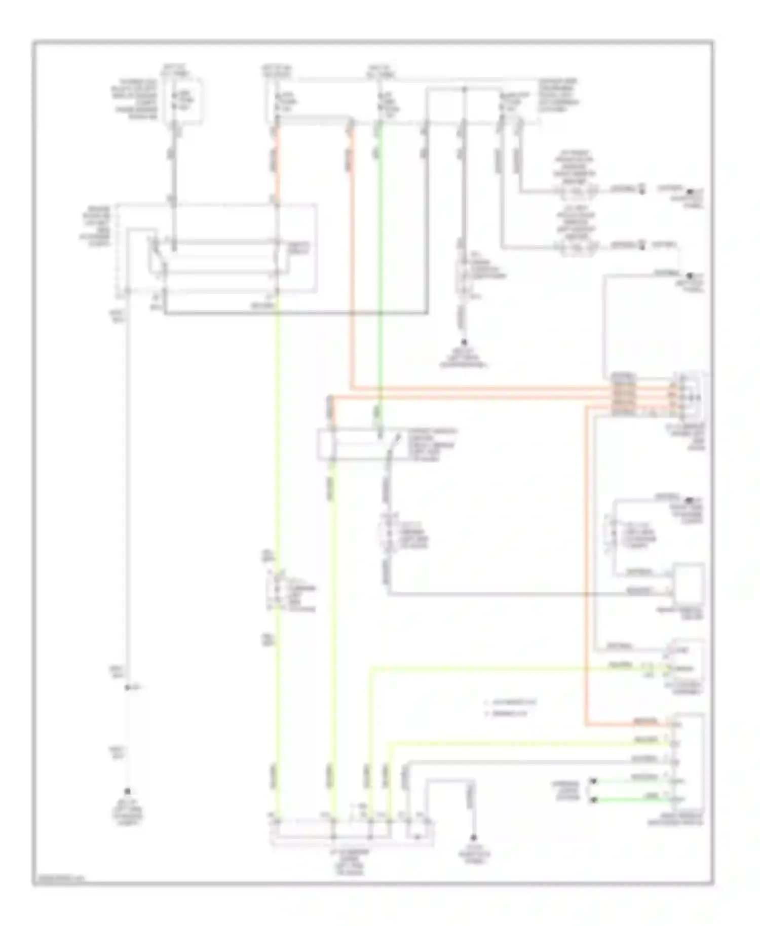 Sienna Toyota II (2003-2005): Defoggers circuit