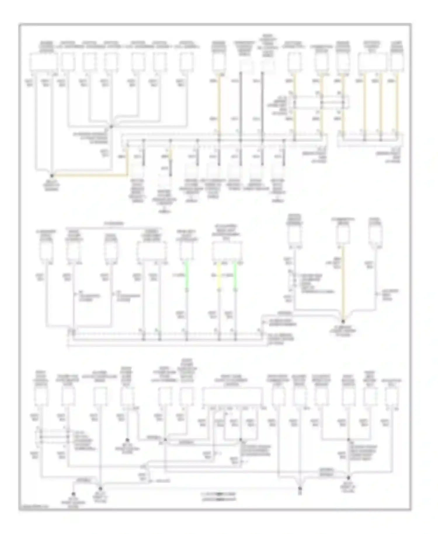 Sienna Toyota II (2003-2005): Ground distribution circuit (2 of 4)