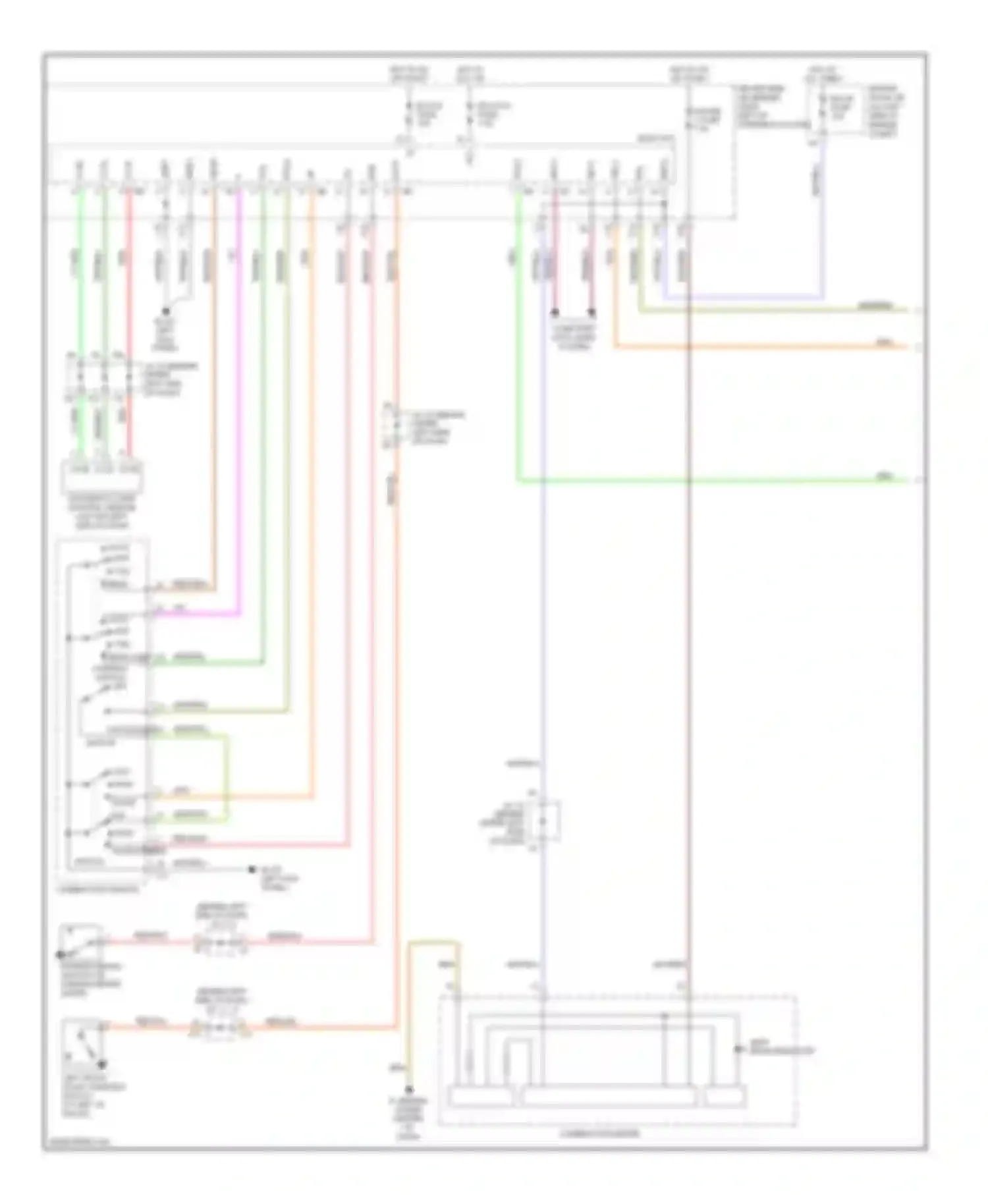Sienna Toyota II (2003-2005): Headlights circuit, with drl (1 of 2)