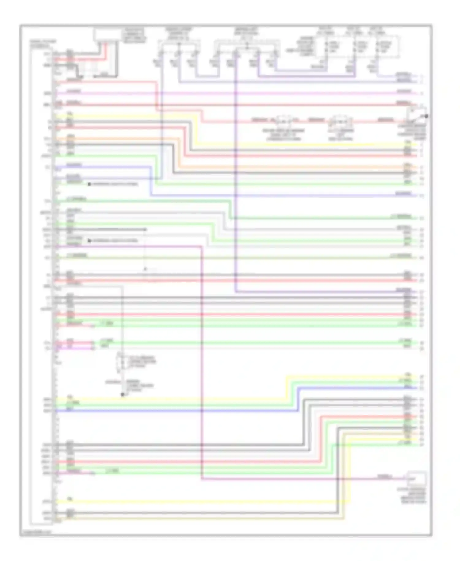 Sienna Toyota II (2003-2005): 10-speaker system circuit, with navigation with rear seat entertainment (1 of 4)
