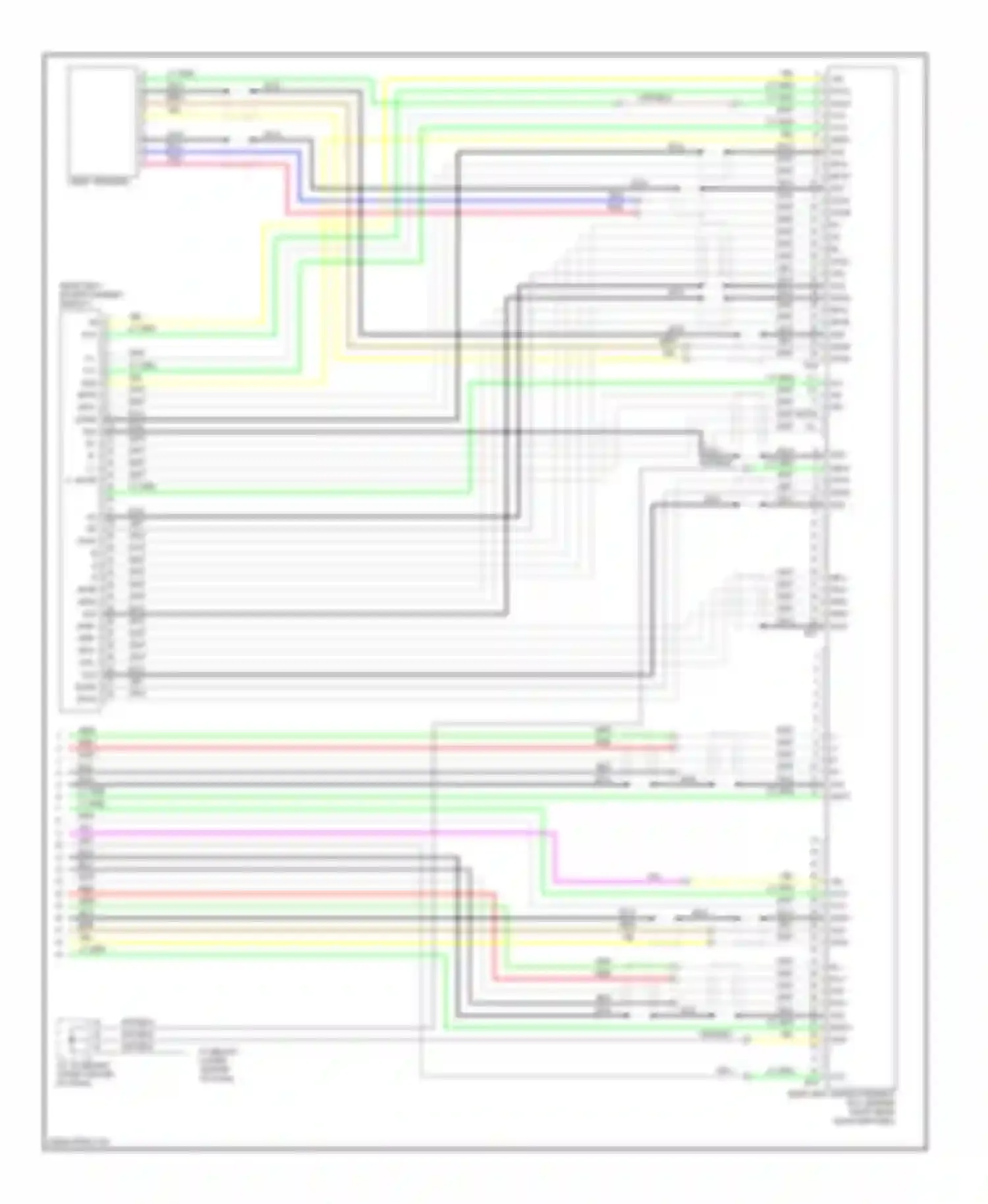 Sienna Toyota II (2003-2005): 10-speaker system circuit, with navigation with rear seat entertainment (4 of 4)