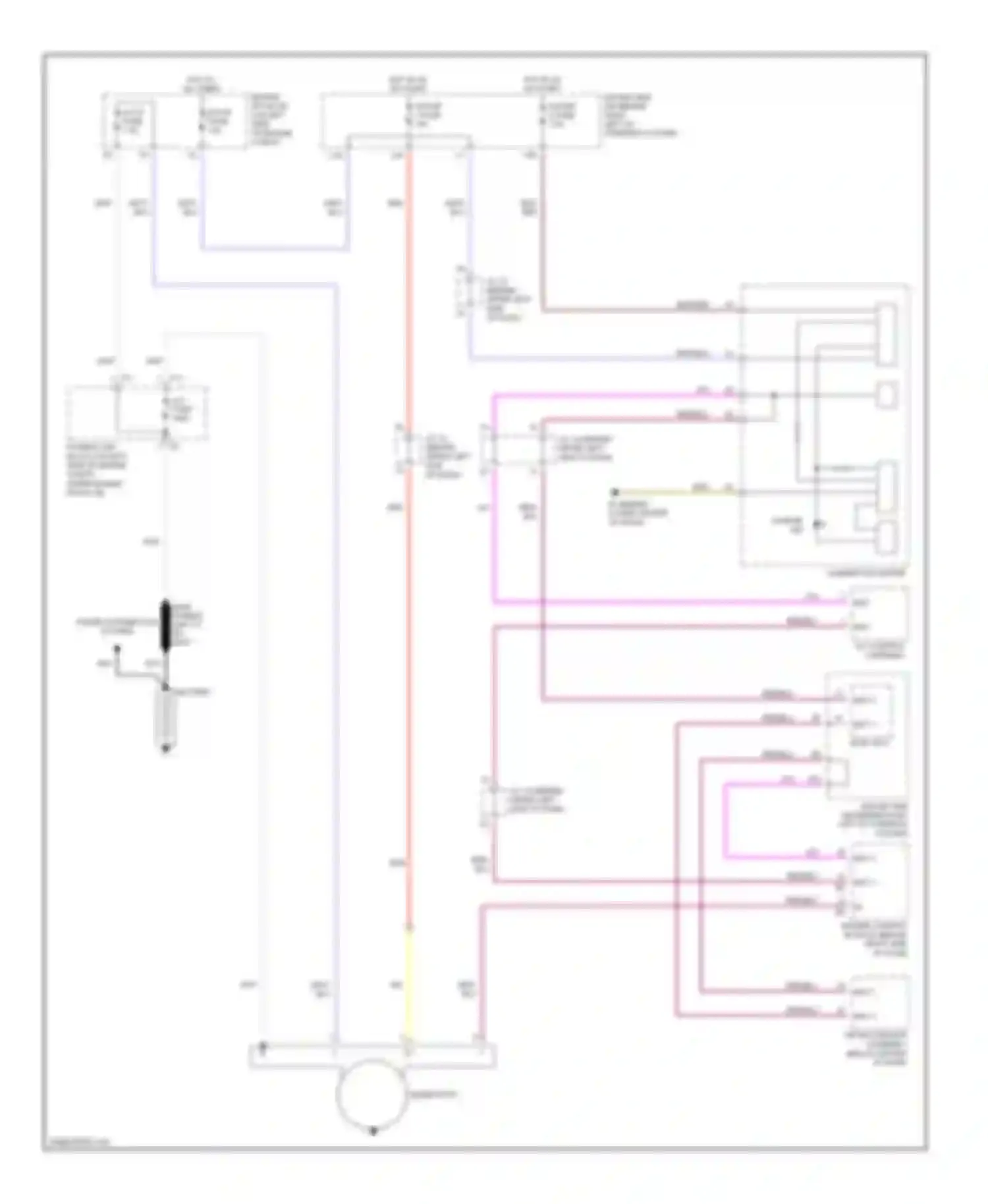 Sienna Toyota II (2003-2005): Charging circuit