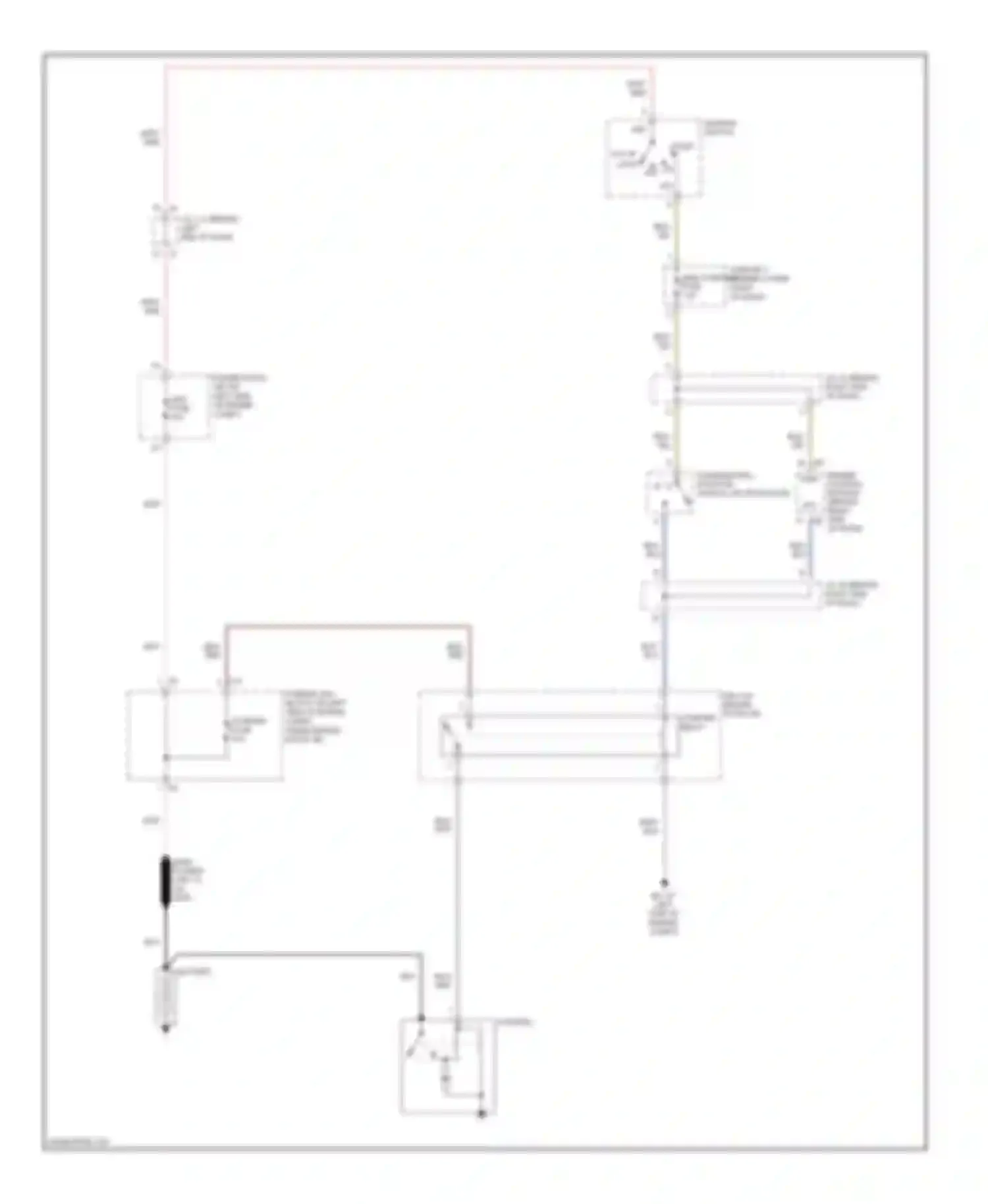 Sienna Toyota II (2003-2005): Starting circuit