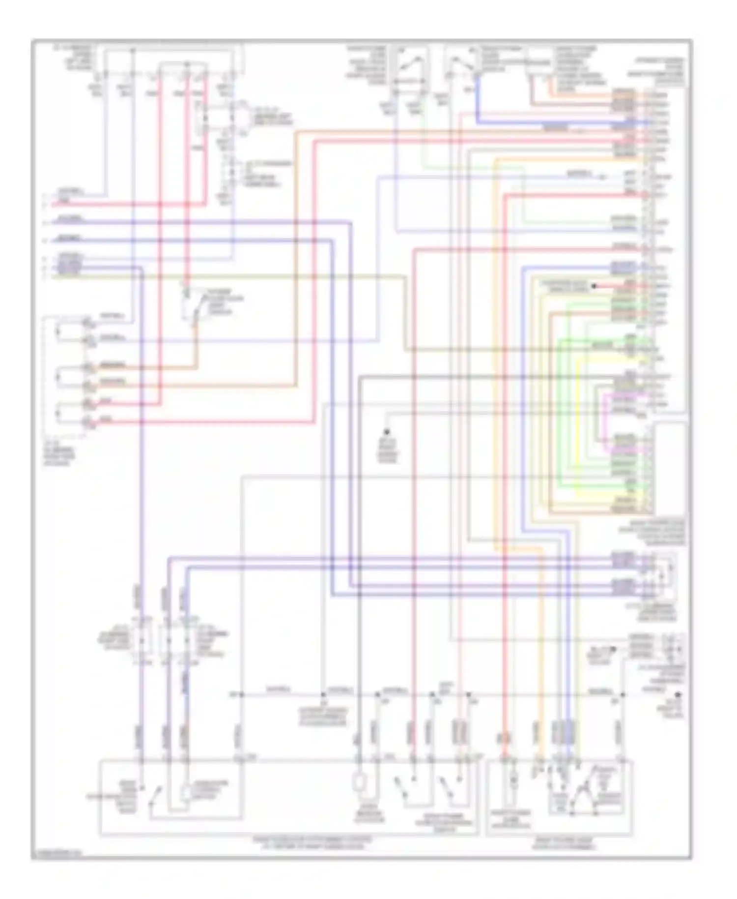 Sienna Toyota II (2003-2005): Power sliding door circuit (2 of 2)