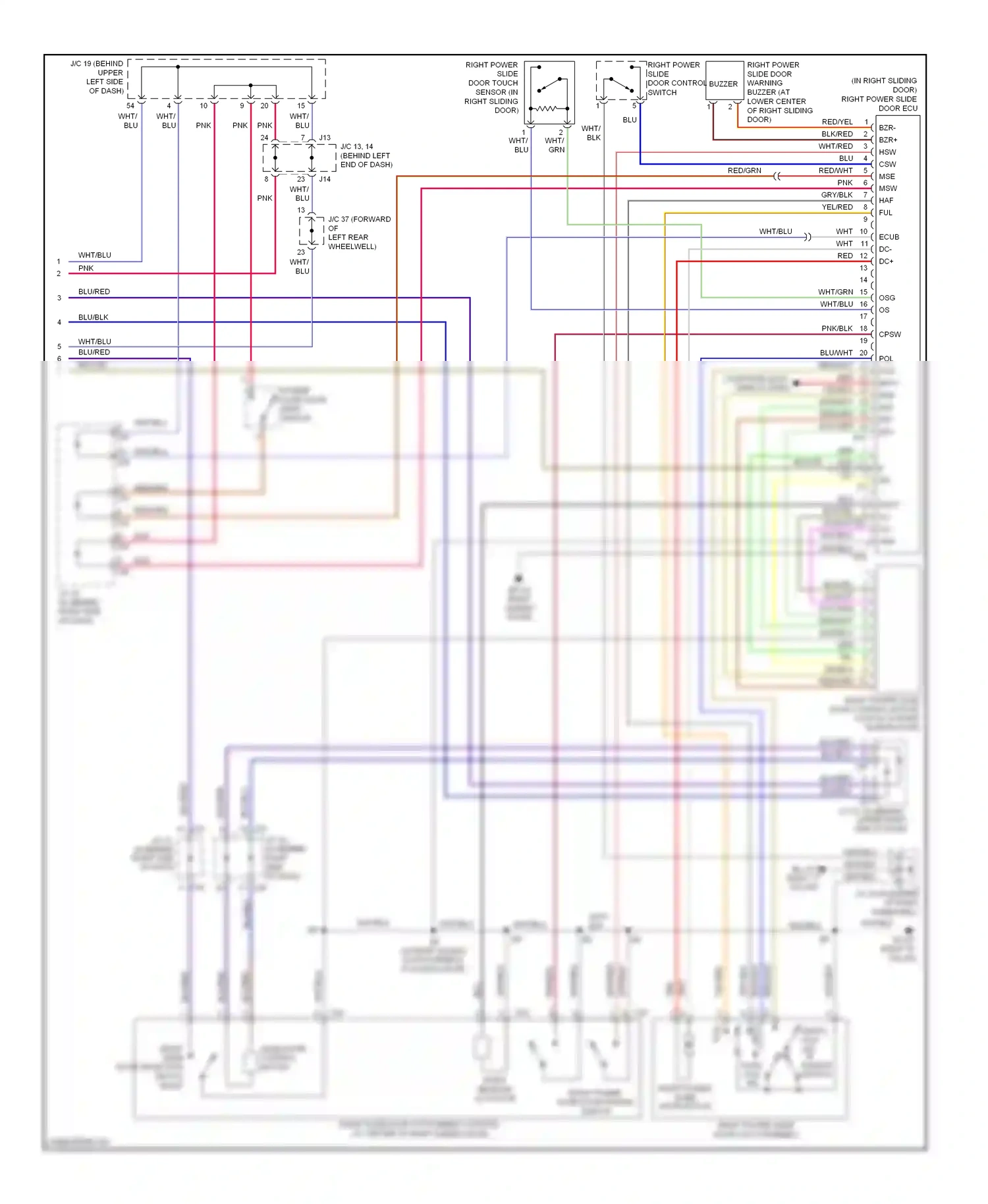 Toyota Sienna II (2003-2005) computer data lines system wiring diagram  (19 of 21)
