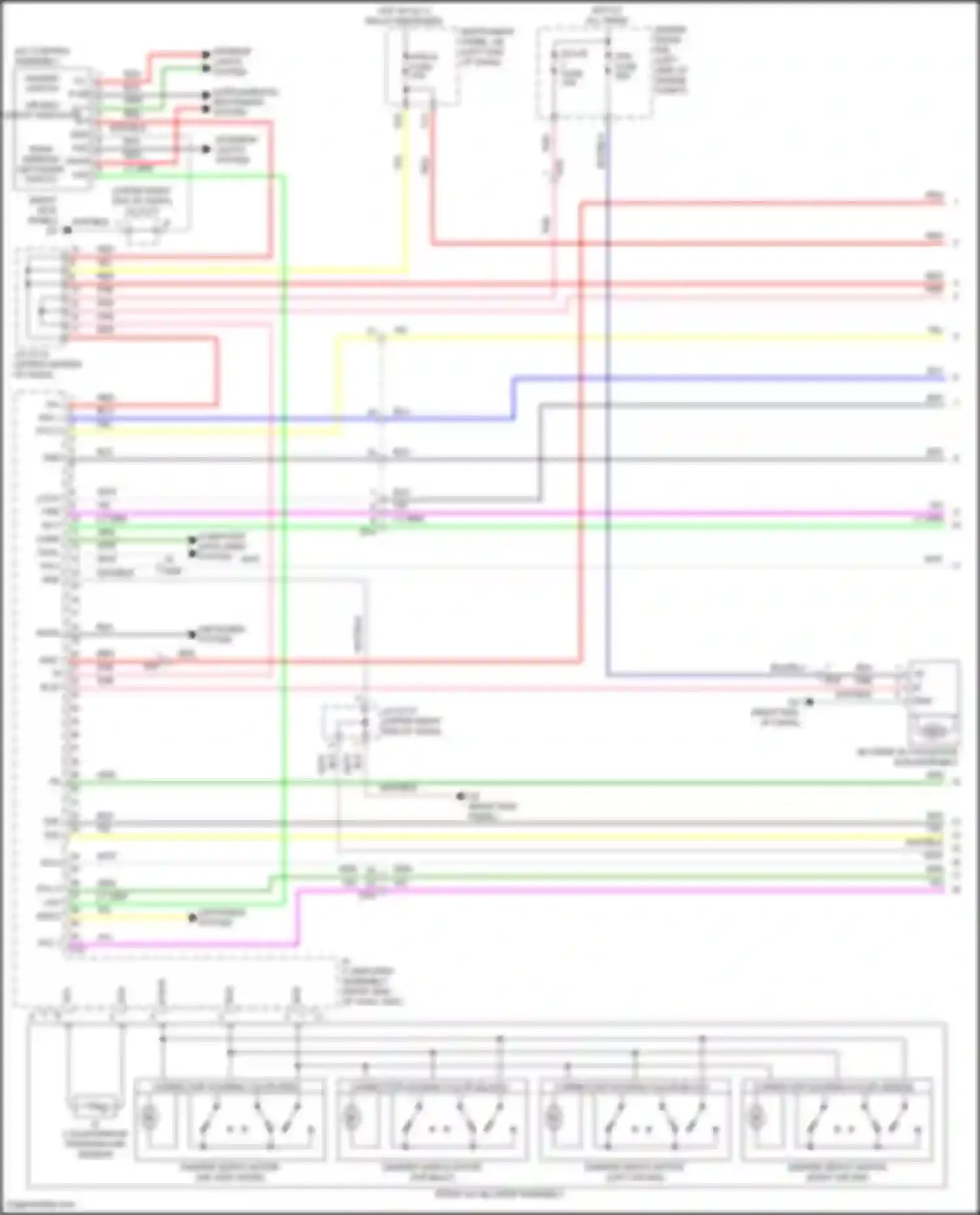 Sienna Toyota III facelift 2 (2017-2020): Automatic a/c circuit (1 of 3)