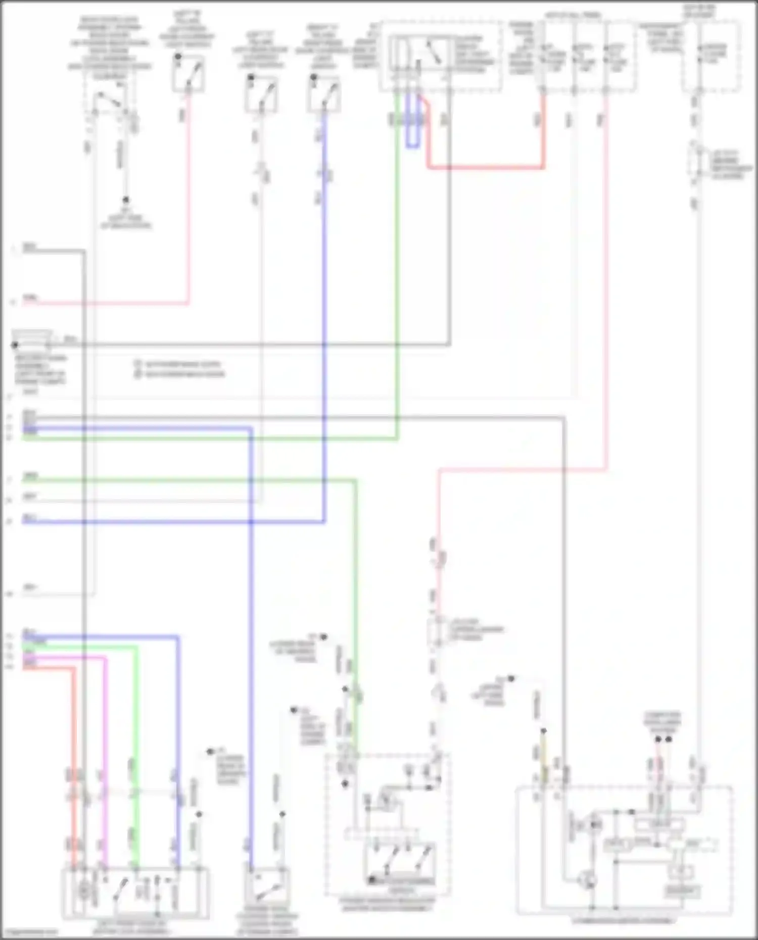 Sienna Toyota III facelift 2 (2017-2020): Forced entry circuit, w/o smart key system (2 of 2)