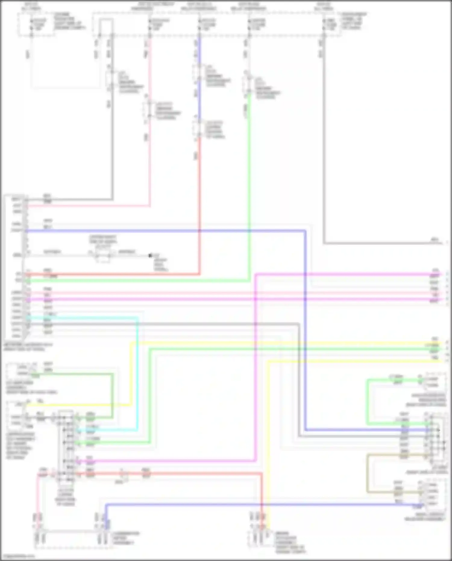 Sienna Toyota III facelift 2 (2017-2020): Computer data lines circuit (1 of 4)