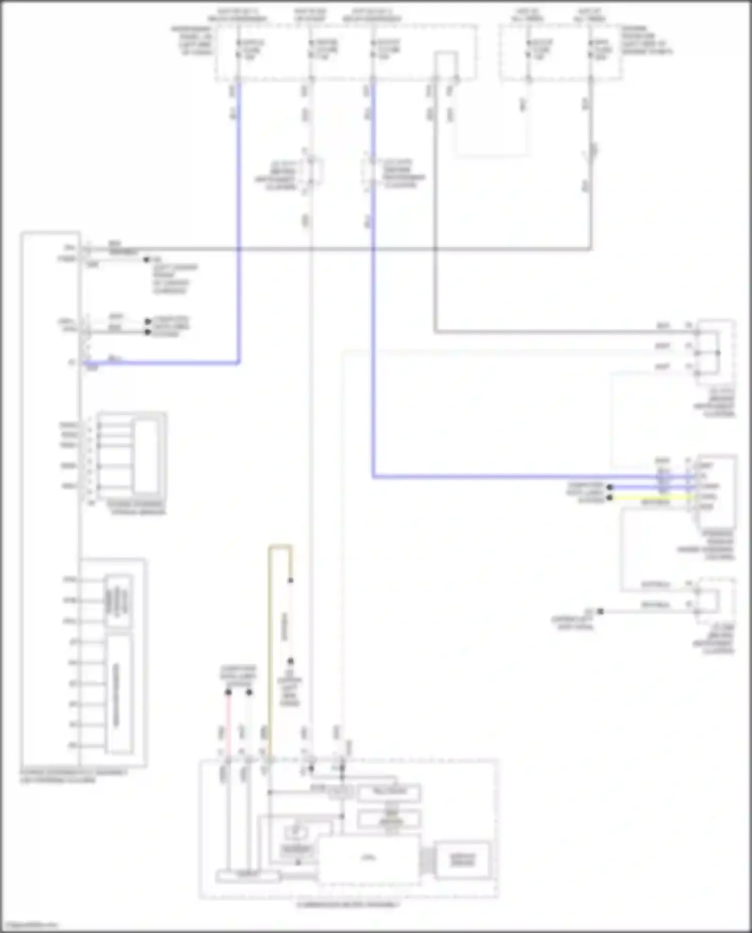 Sienna Toyota III facelift 2 (2017-2020): Electronic power steering circuit