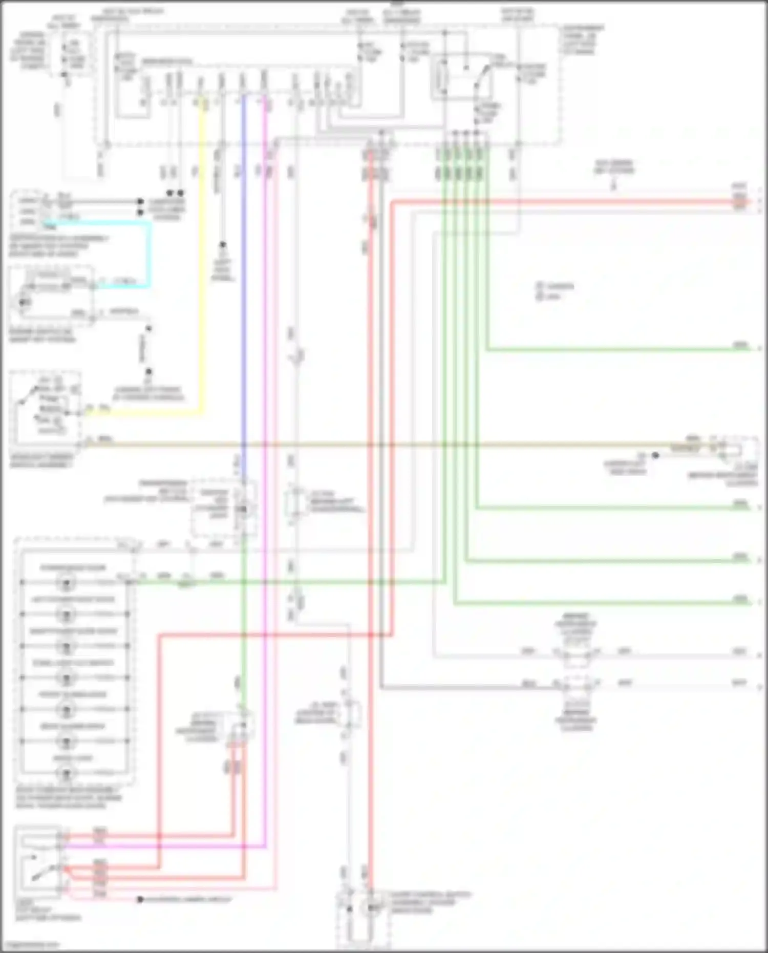 Sienna Toyota III facelift 2 (2017-2020): Instrument illumination circuit (1 of 3)