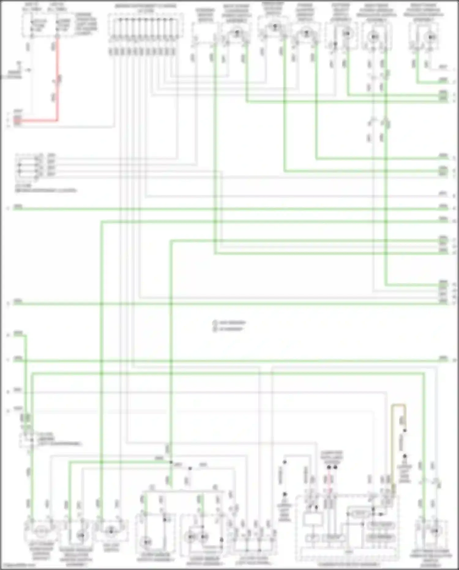Sienna Toyota III facelift 2 (2017-2020): Instrument illumination circuit (2 of 3)