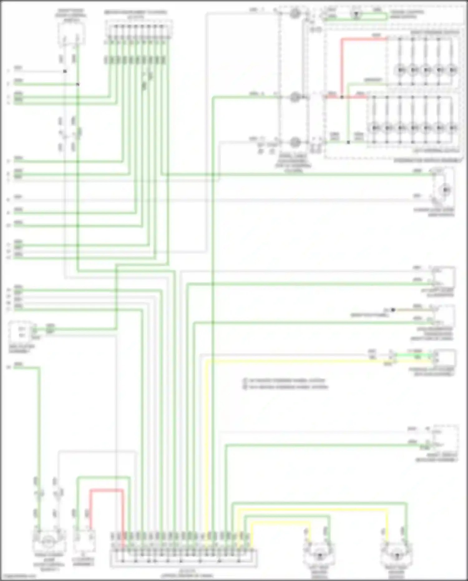 Sienna Toyota III facelift 2 (2017-2020): Instrument illumination circuit (3 of 3)