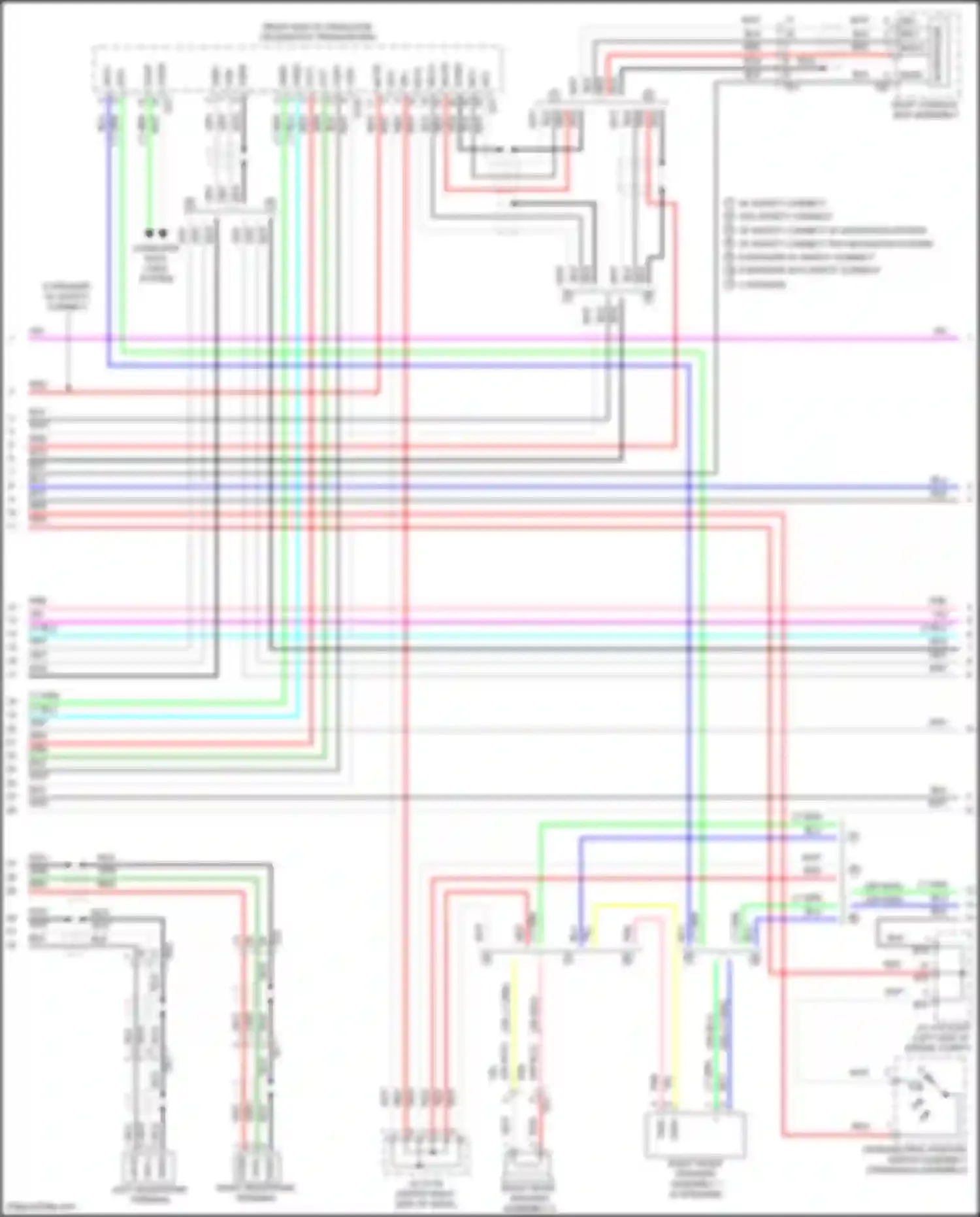 Sienna Toyota III facelift 2 (2017-2020): Navigation circuit, w/ built-in amplifier (3 of 6)