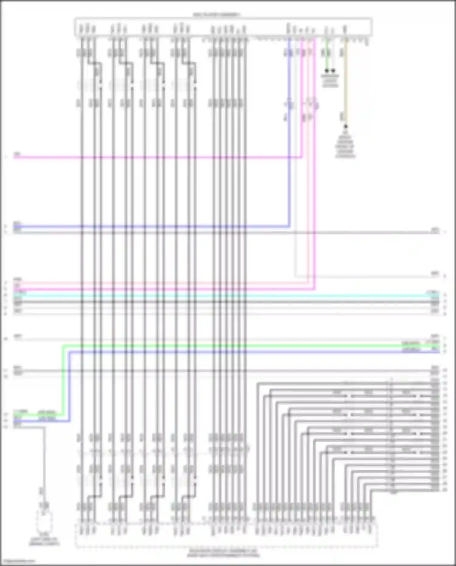 Sienna Toyota III facelift 2 (2017-2020): Navigation circuit, w/ built-in amplifier (4 of 6)