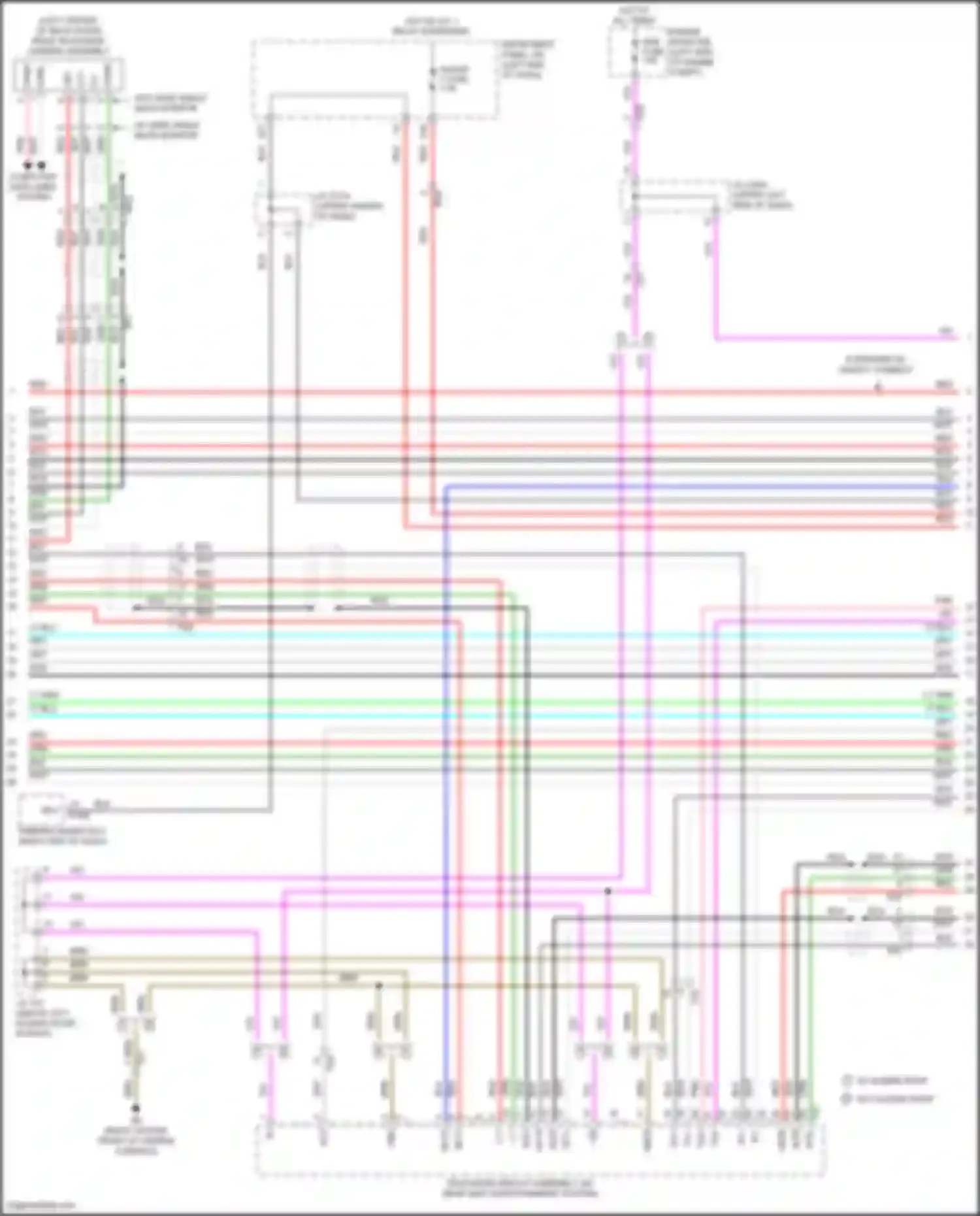 Sienna Toyota III facelift 2 (2017-2020): Radio circuit, w/ built-in amplifier (2 of 6)