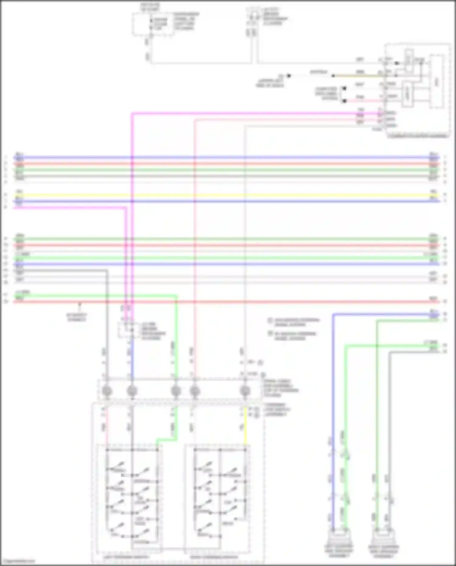 Sienna Toyota III facelift 2 (2017-2020): Radio circuit, w/ separate amplifier (6 of 7)
