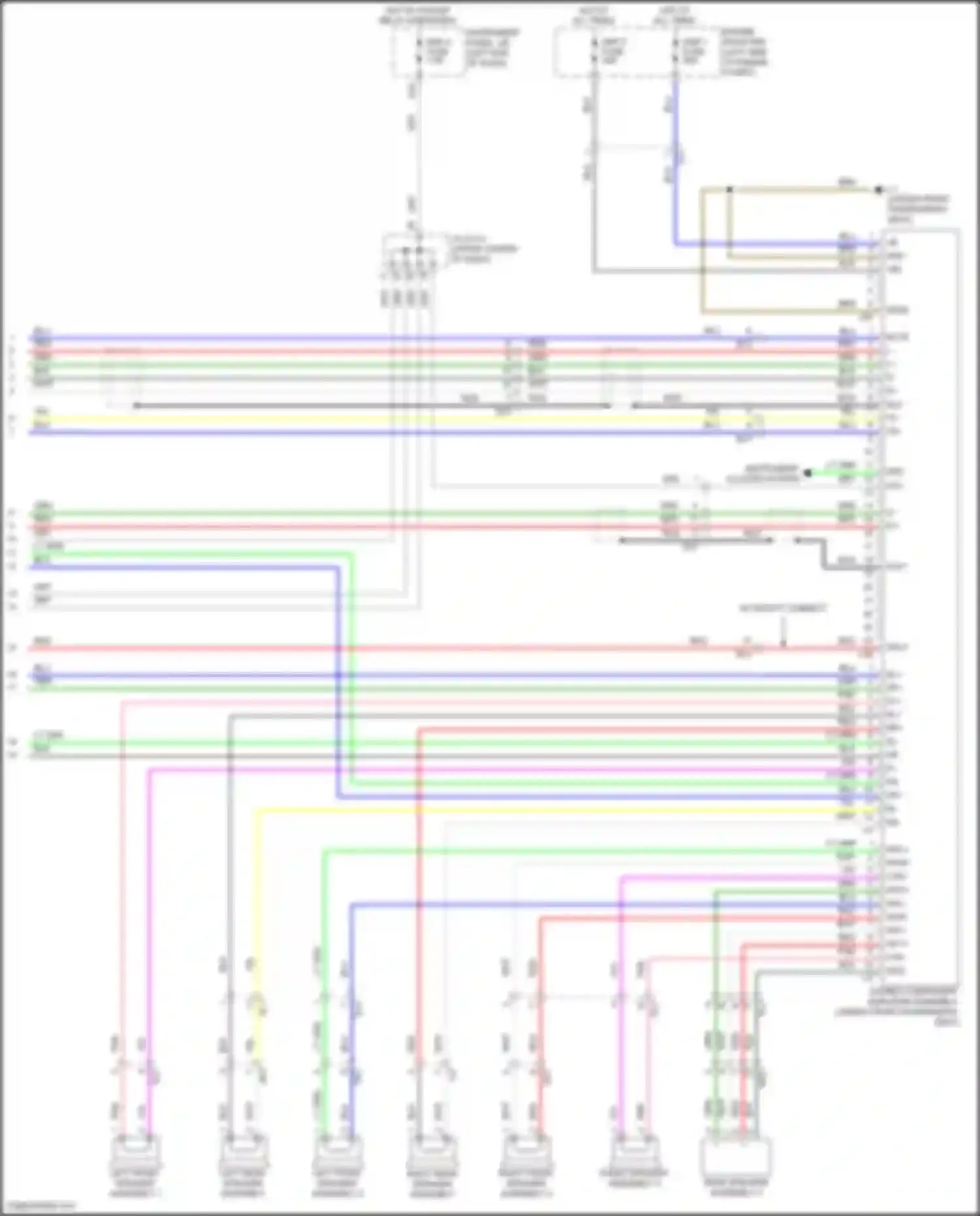 Sienna Toyota III facelift 2 (2017-2020): Radio circuit, w/ separate amplifier (7 of 7)
