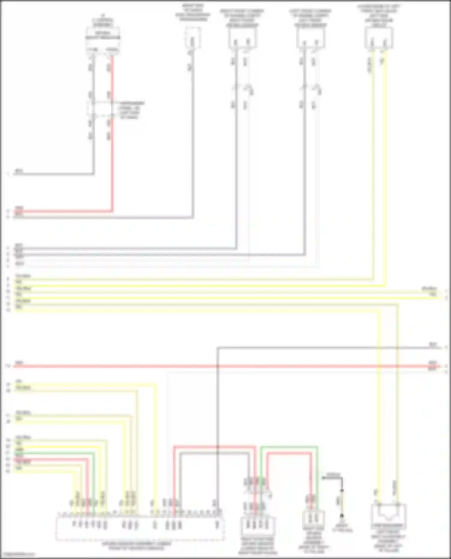 Sienna Toyota III facelift 2 (2017-2020): Supplemental restraints circuit (2 of 3)