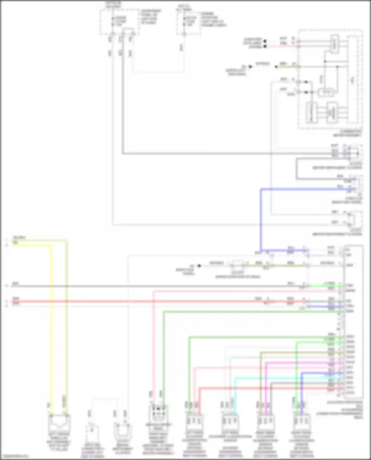 Sienna Toyota III facelift 2 (2017-2020): Supplemental restraints circuit (3 of 3)
