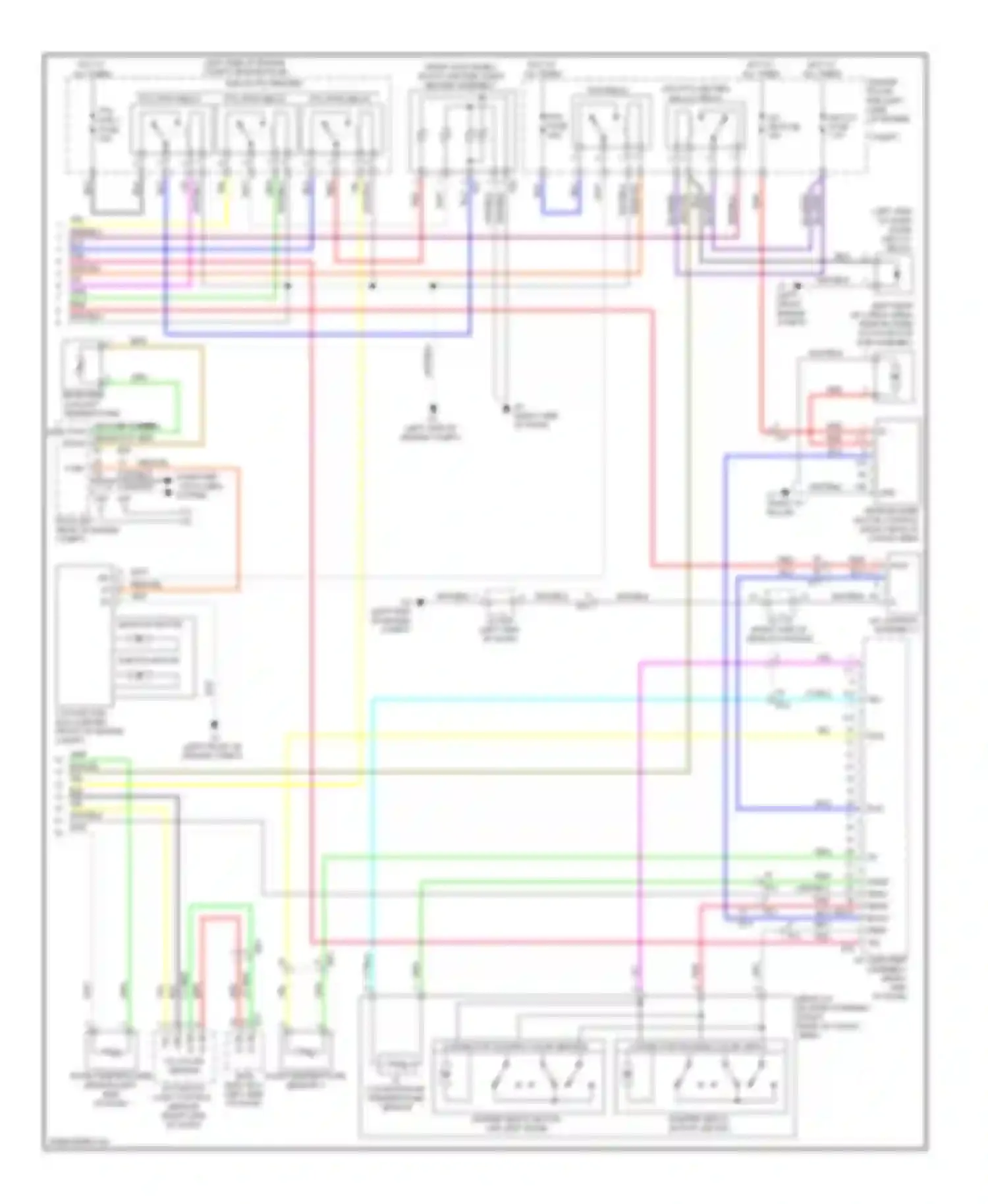 Sienna Toyota III (2010-2014): A/c circuit (2 of 2)