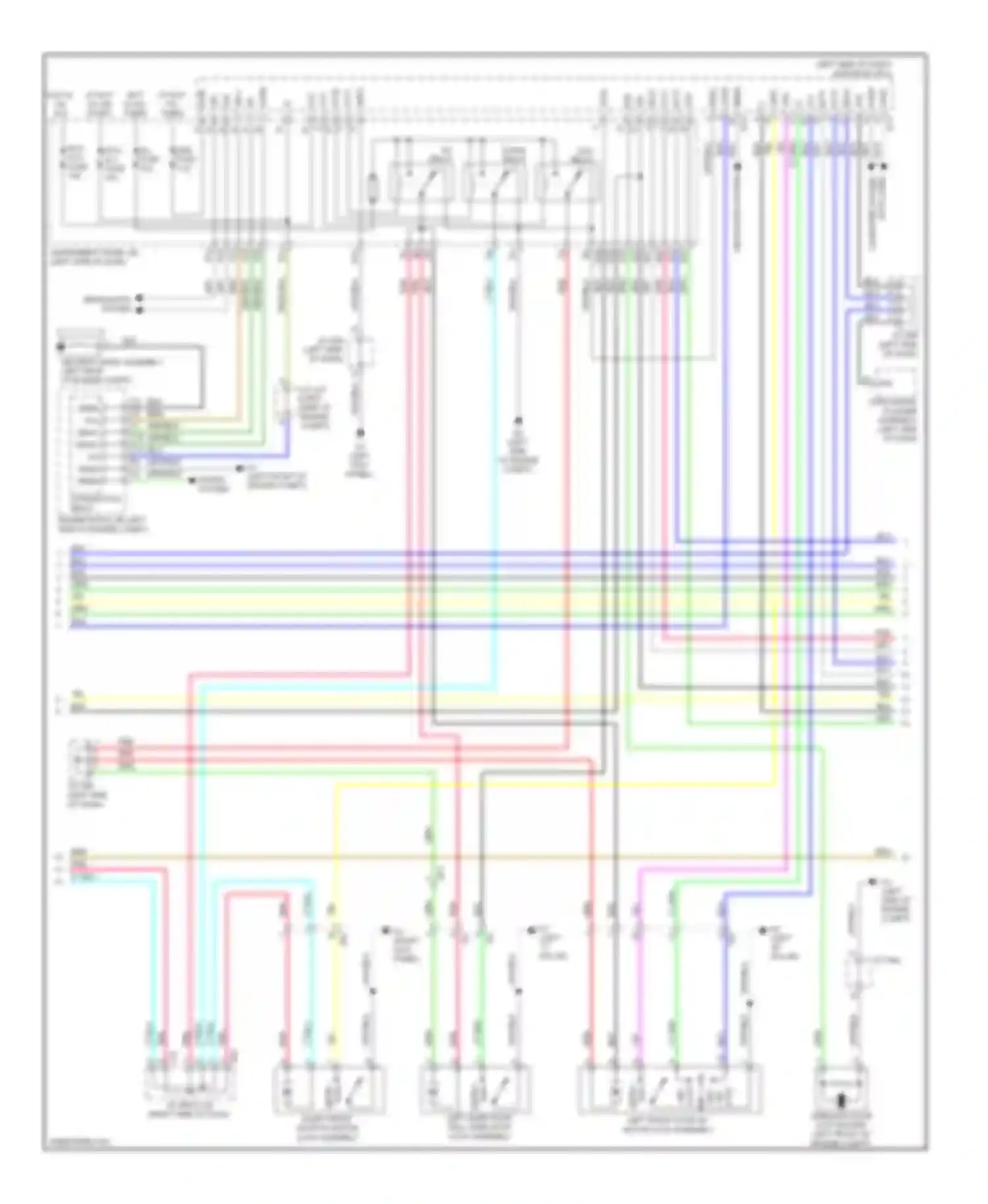Sienna Toyota III (2010-2014): Forced entry circuit, with smart key system (2 of 4)