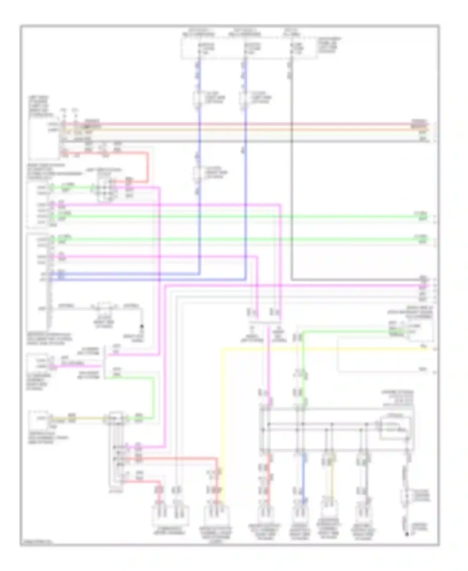 Sienna Toyota III (2010-2014): Computer data lines circuit (1 of 2)
