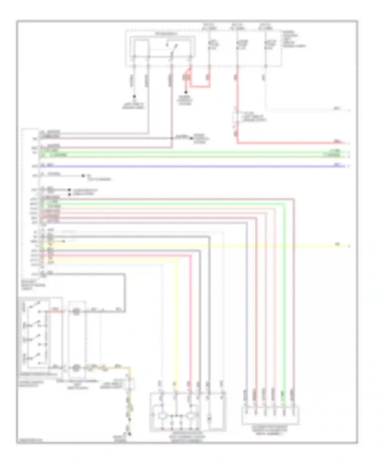 Sienna Toyota III (2010-2014): 3.5l, cruise control circuit (1 of 2)