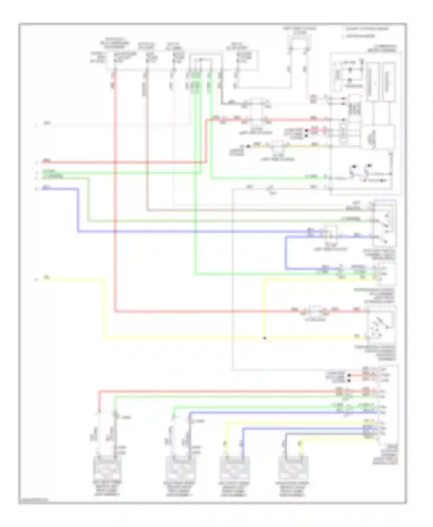 Sienna Toyota III (2010-2014): 3.5l, cruise control circuit (2 of 2)