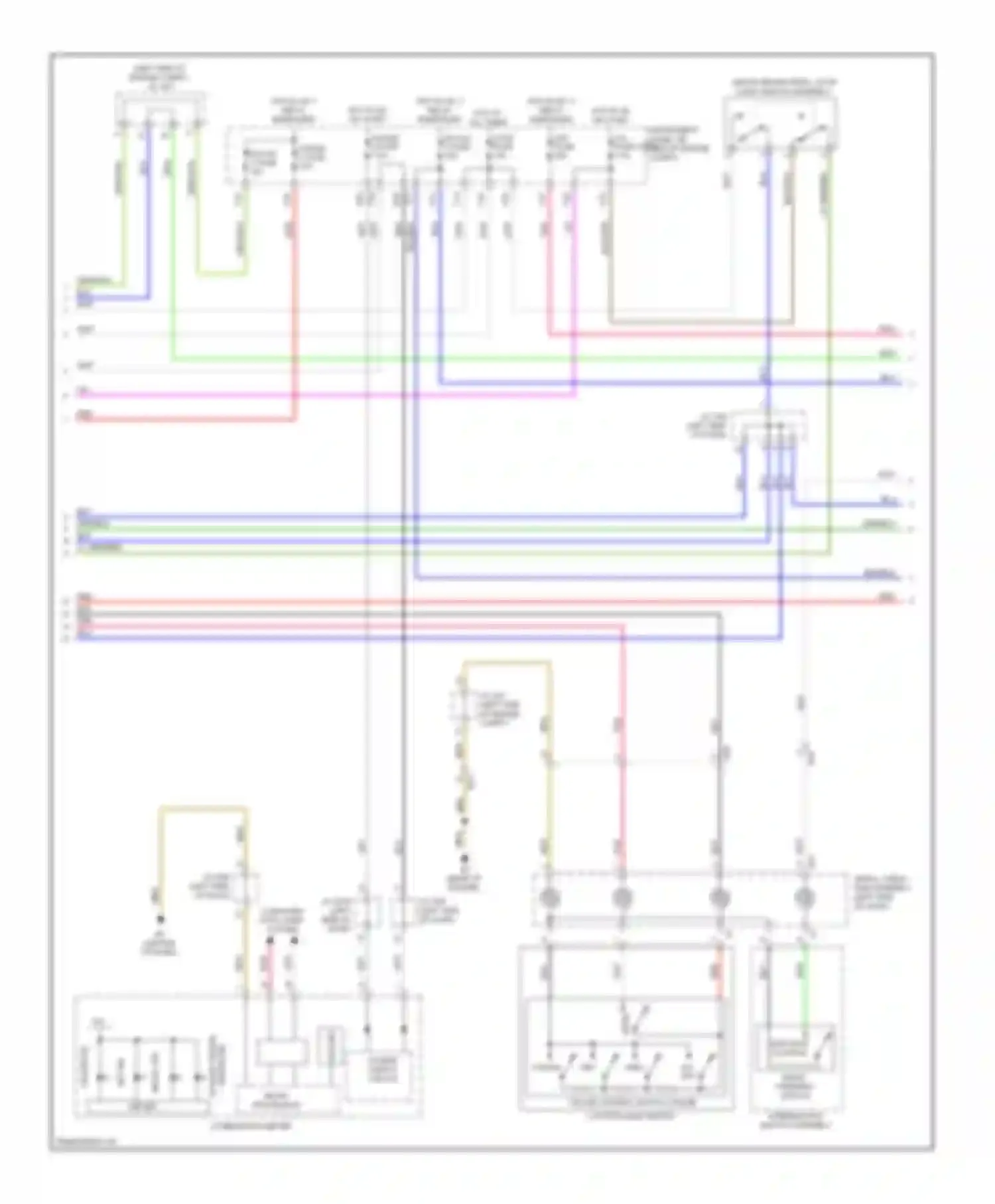 Sienna Toyota III (2010-2014): 3.5l, dynamic laser cruise control circuit (2 of 3)