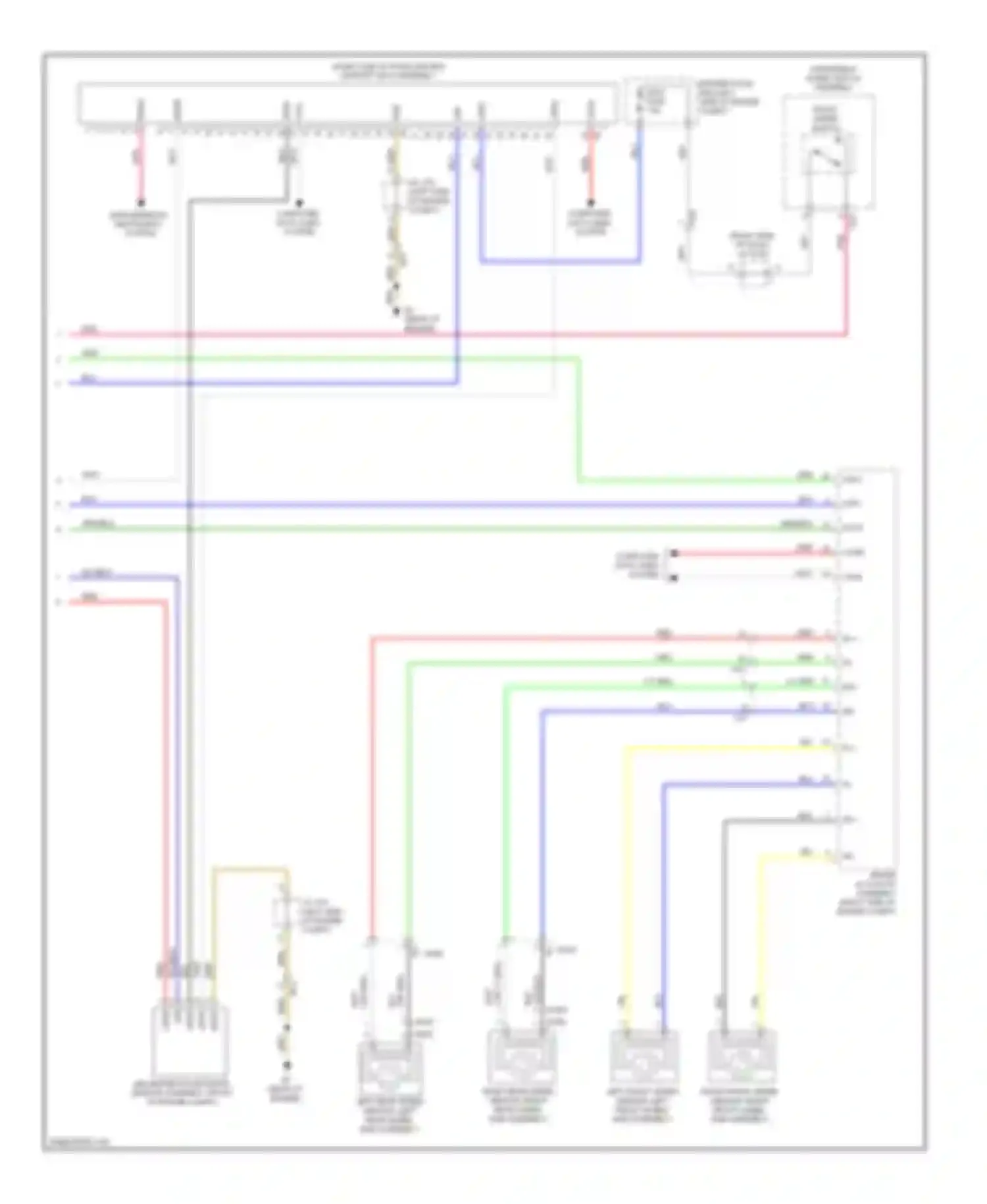 Sienna Toyota III (2010-2014): 3.5l, dynamic laser cruise control circuit (3 of 3)