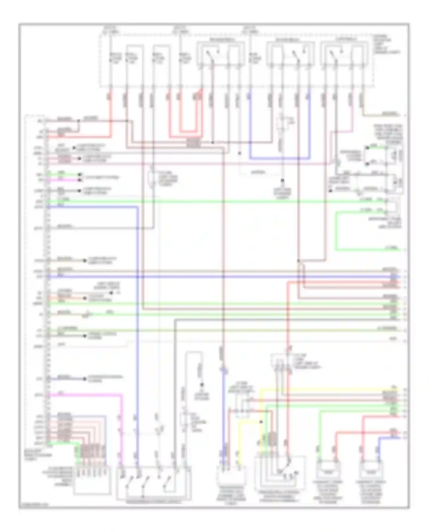 Sienna Toyota III (2010-2014): Wiring diagram engine performance 2.7l (1 of 4)